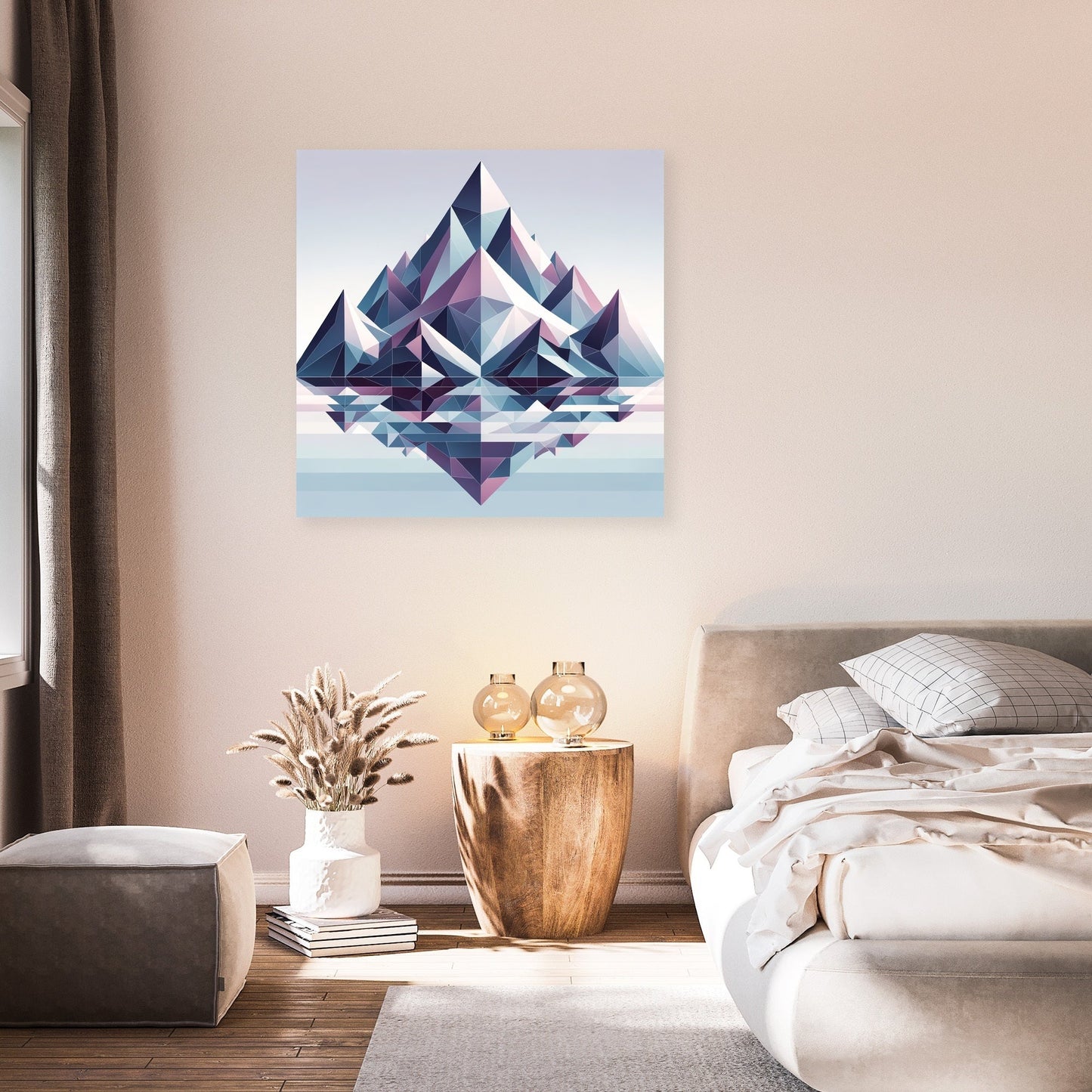 Mountain Geometry Canvas