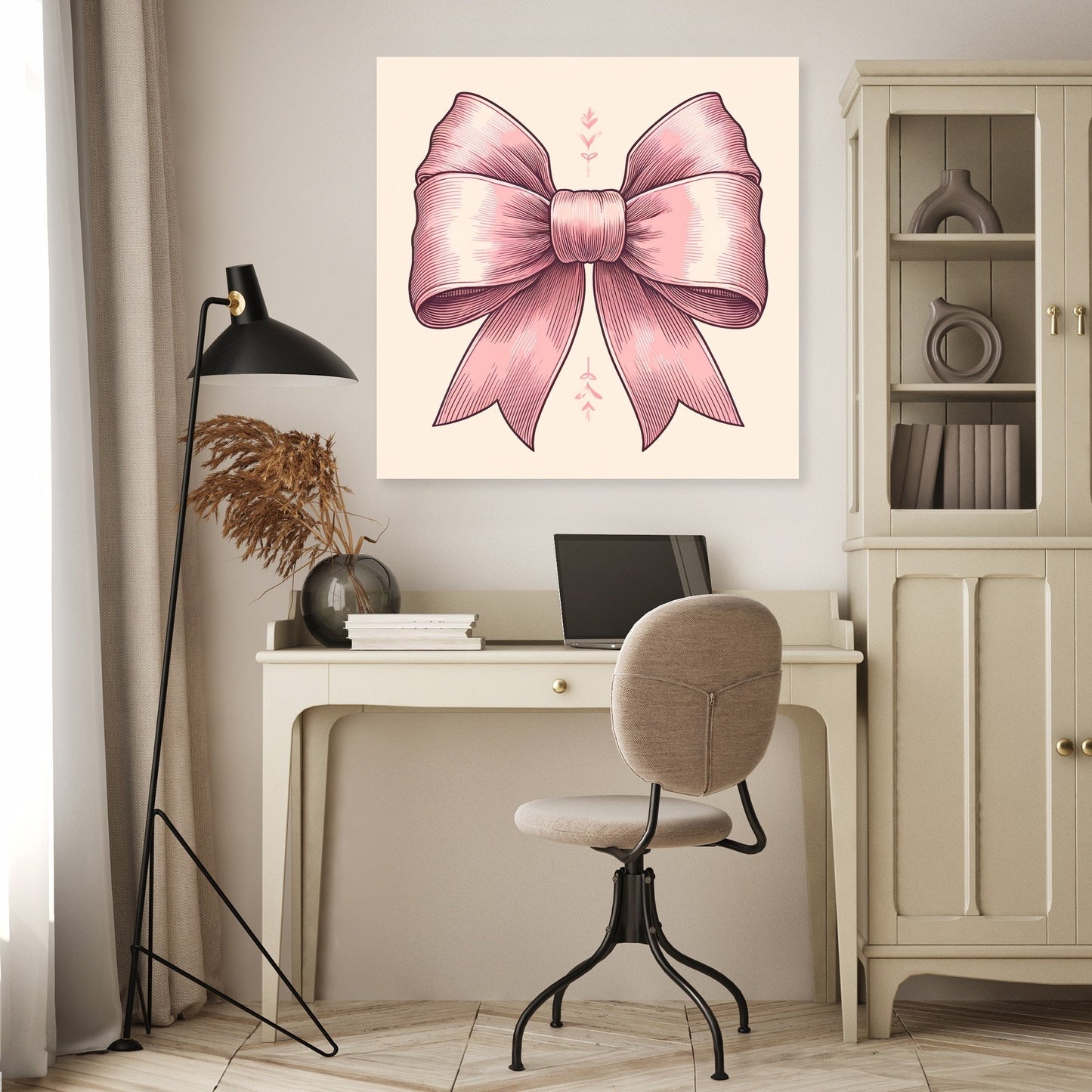 Delicate Bow Canvas