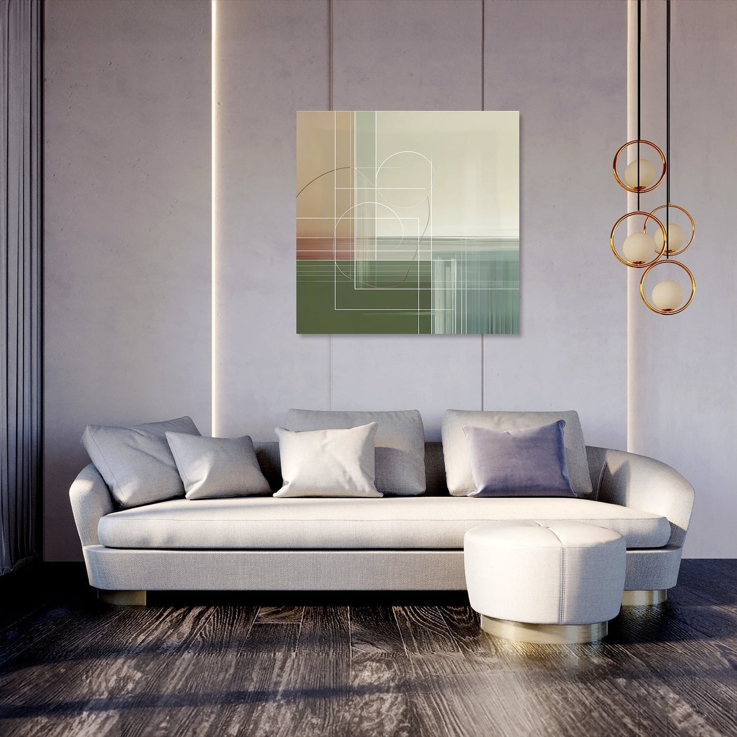 Harmony Lines Canvas