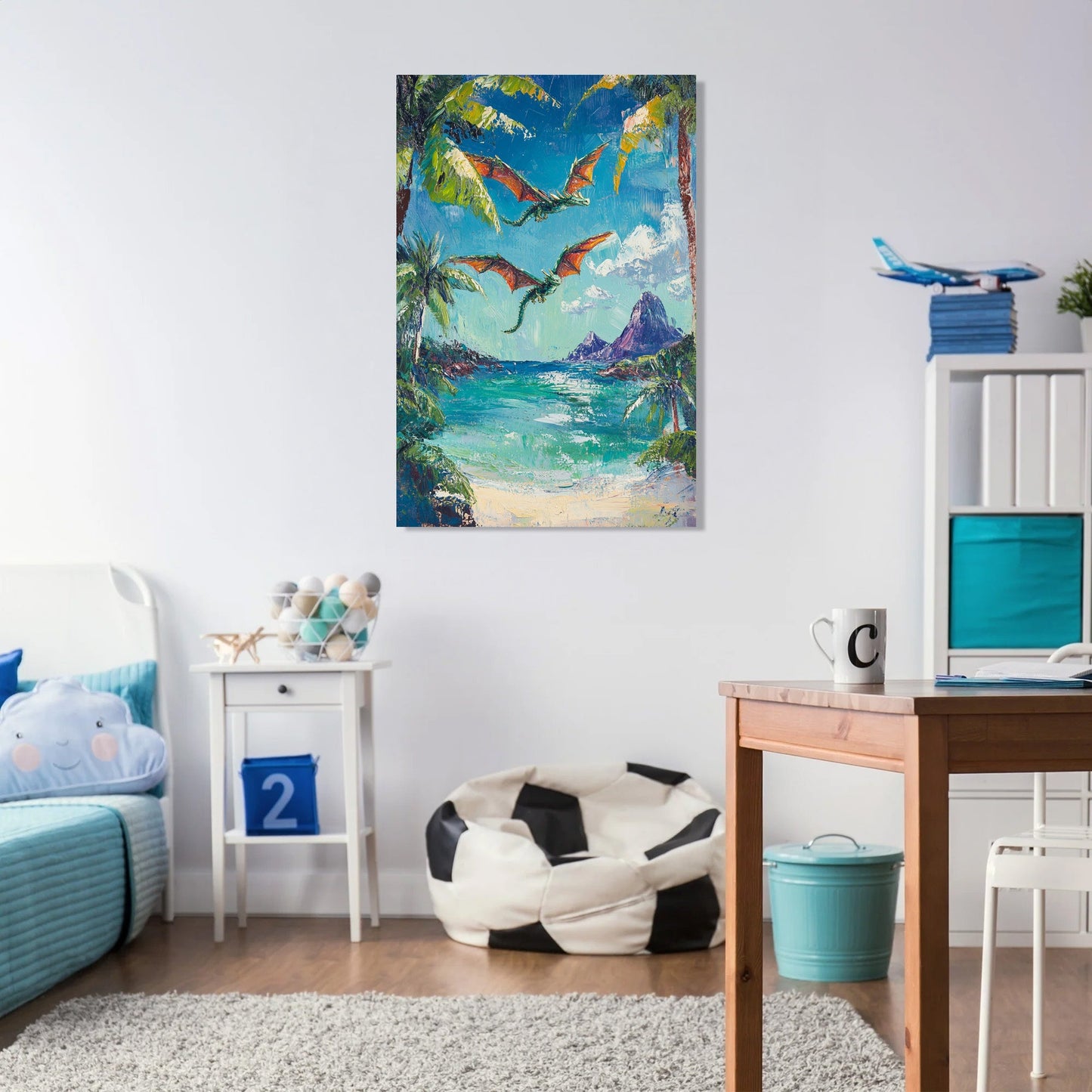 Dragon Island Flight Canvas