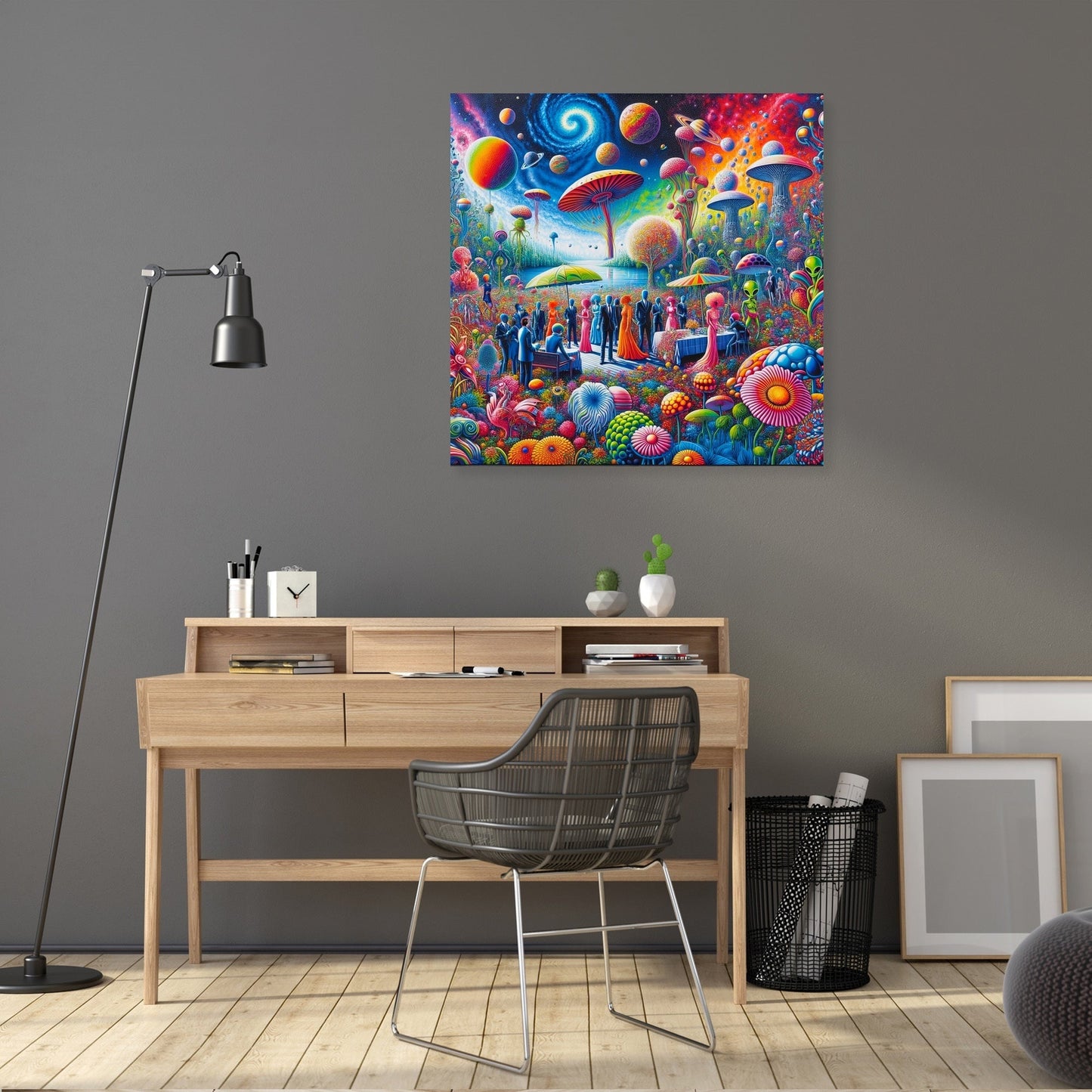 Galactic Garden Gala Canvas