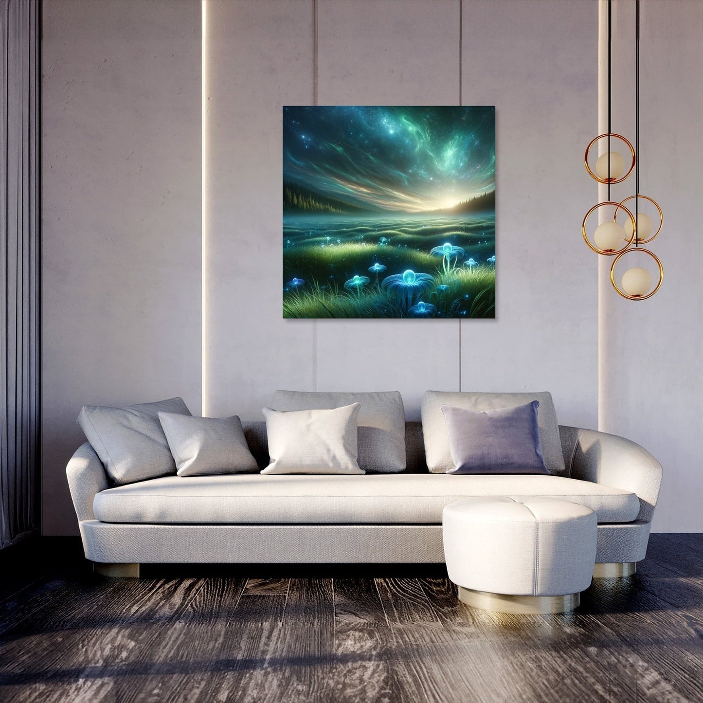 Starlit Meadow Canvas
