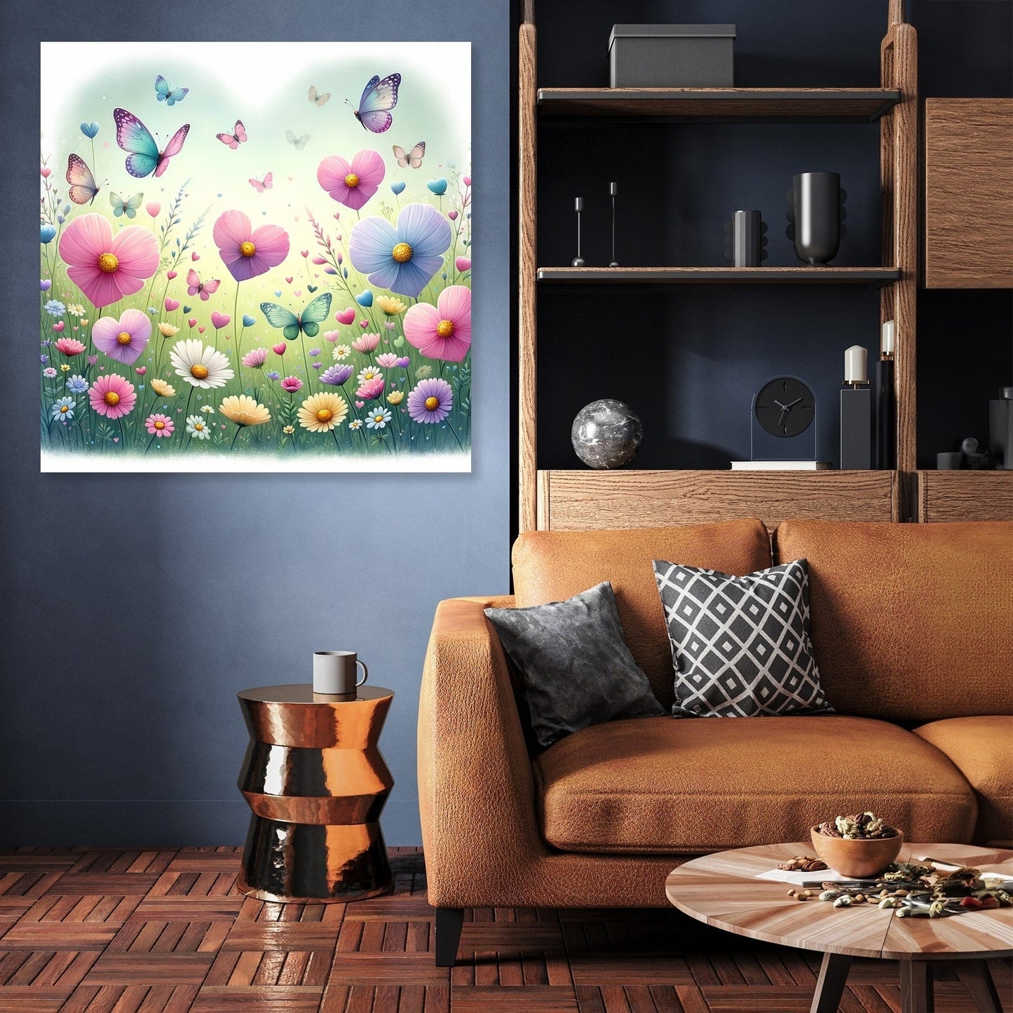 Love Blossom Meadow Canvas