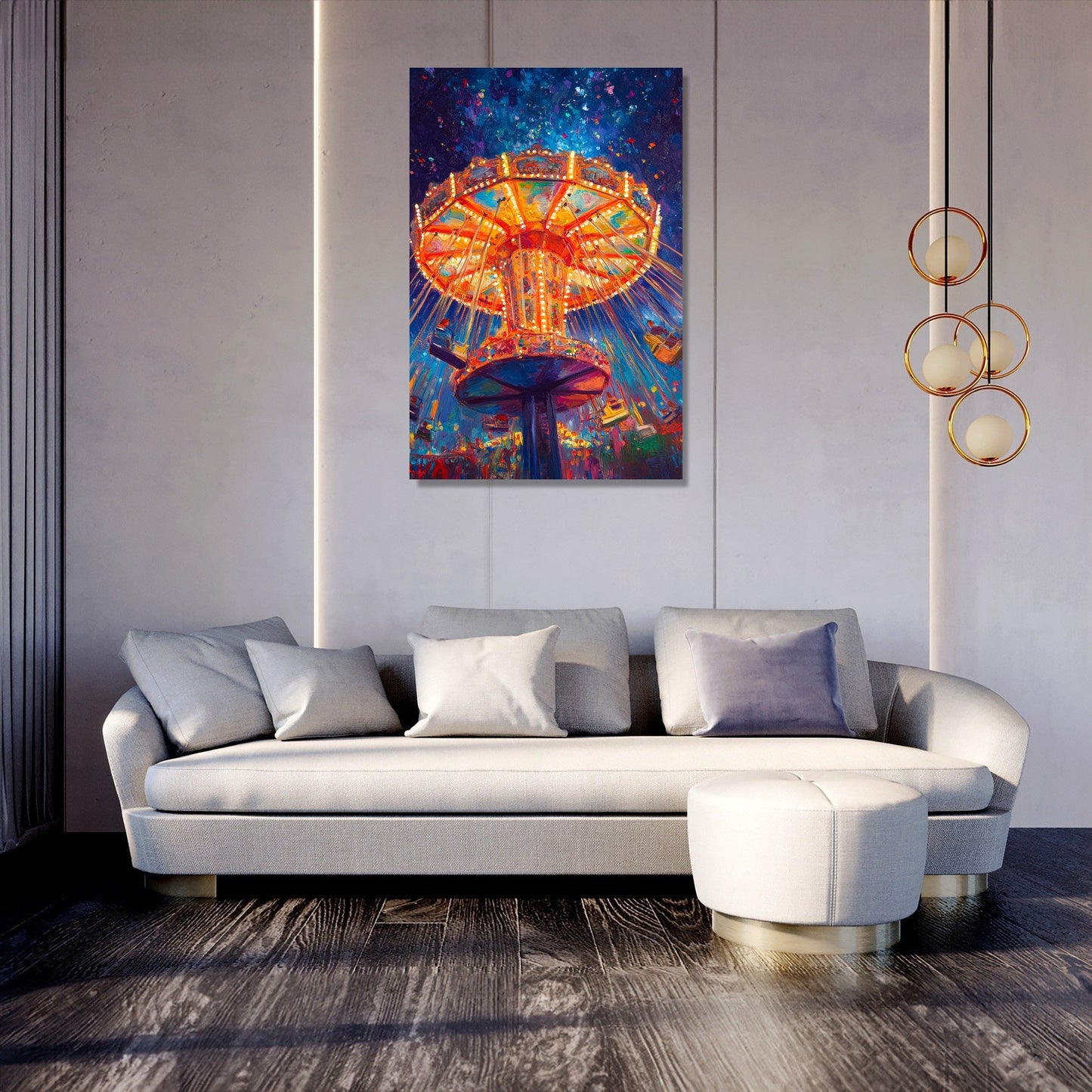 Carousel Dreamscape Canvas