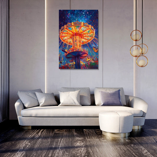 Carousel Dreamscape Canvas