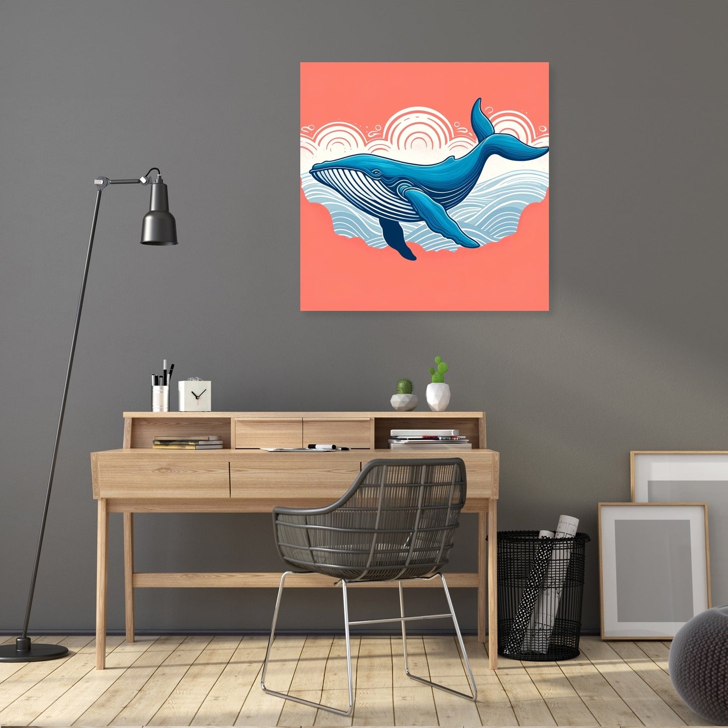Serene Whale Canvas