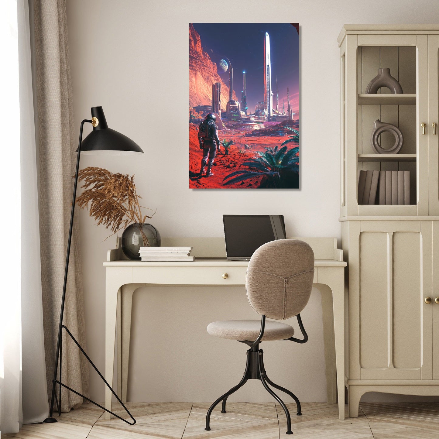 Martian Cityscape Canvas