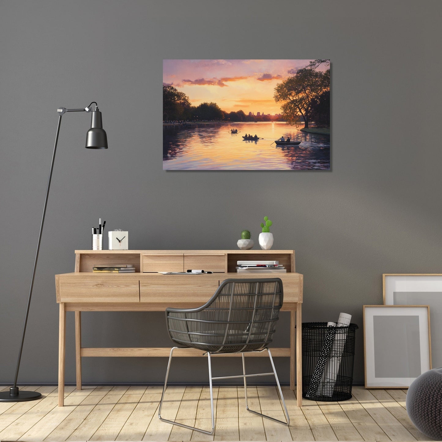 Sunset Serpentine Canvas