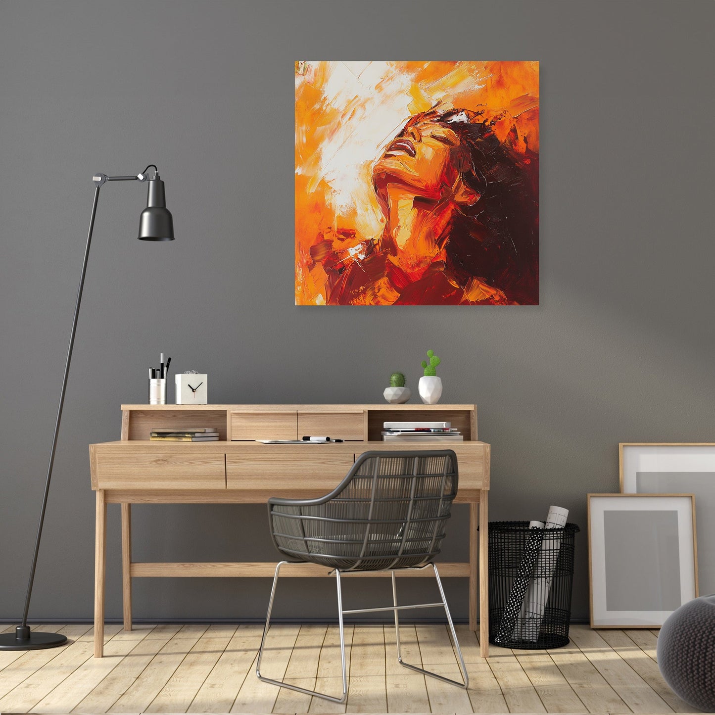 Radiant Maternal Embrace Canvas