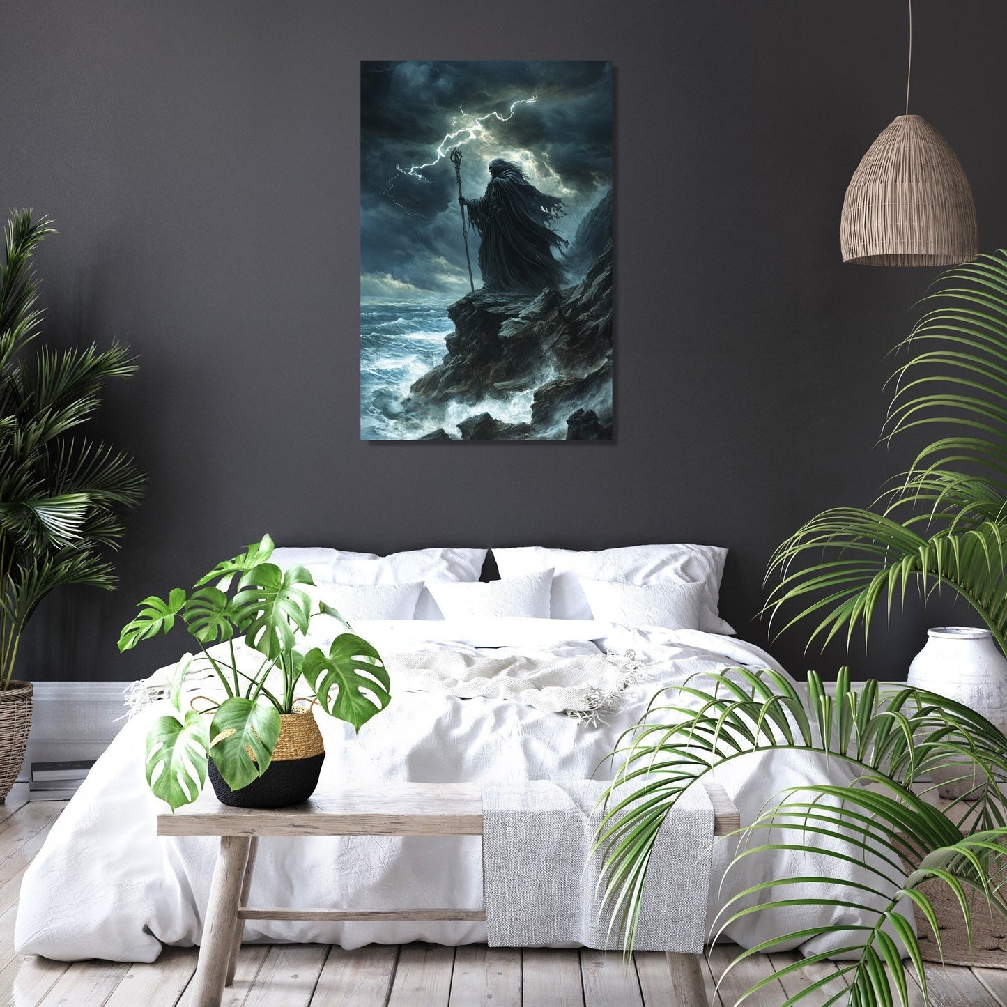 Mystic Storm Wizard Canvas
