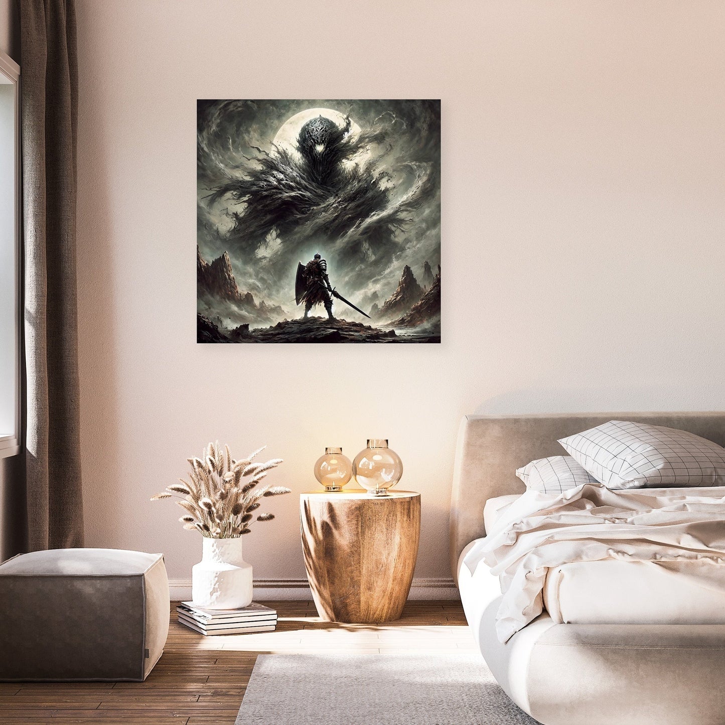 Defiant Knight Canvas