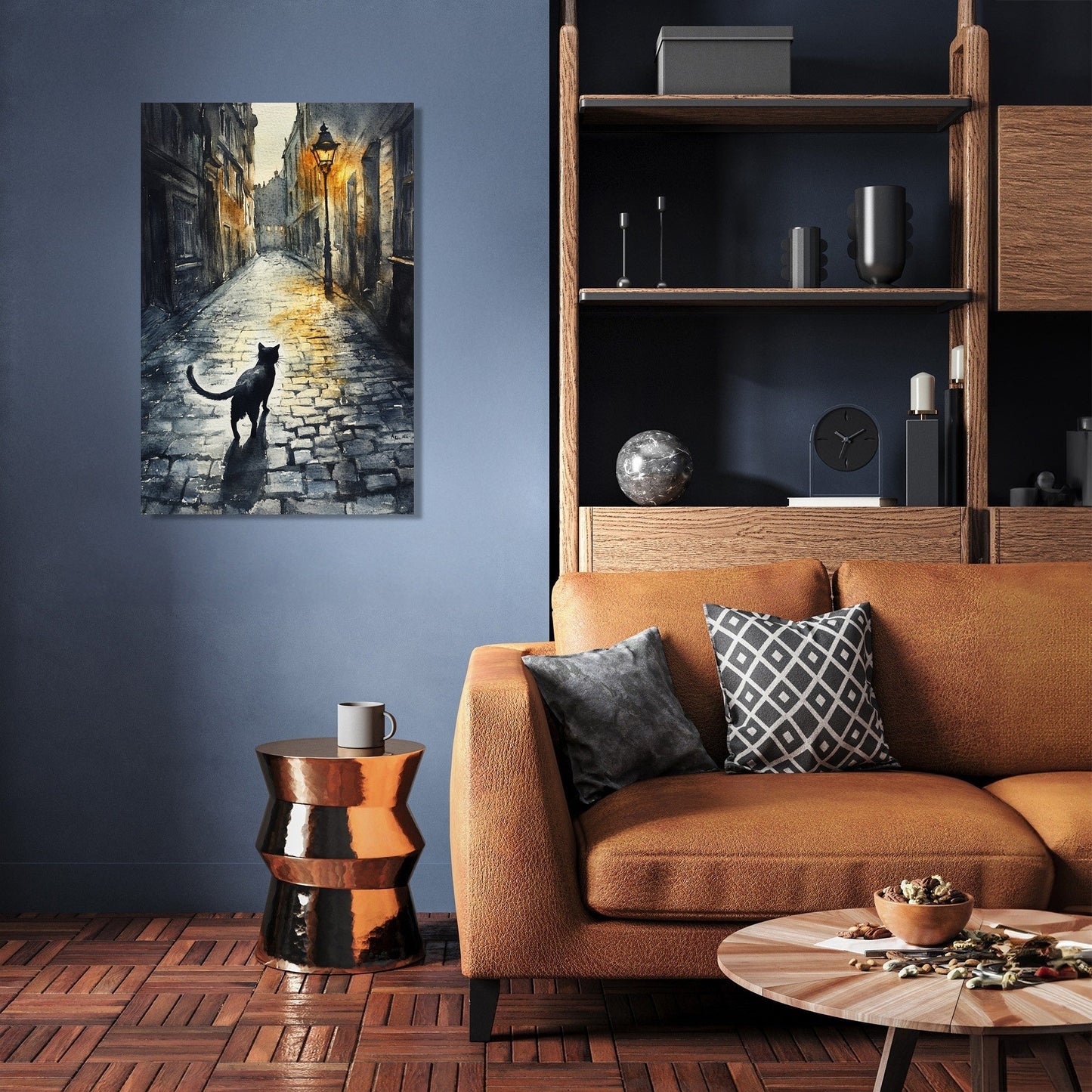 Nocturnal Stroll Canvas
