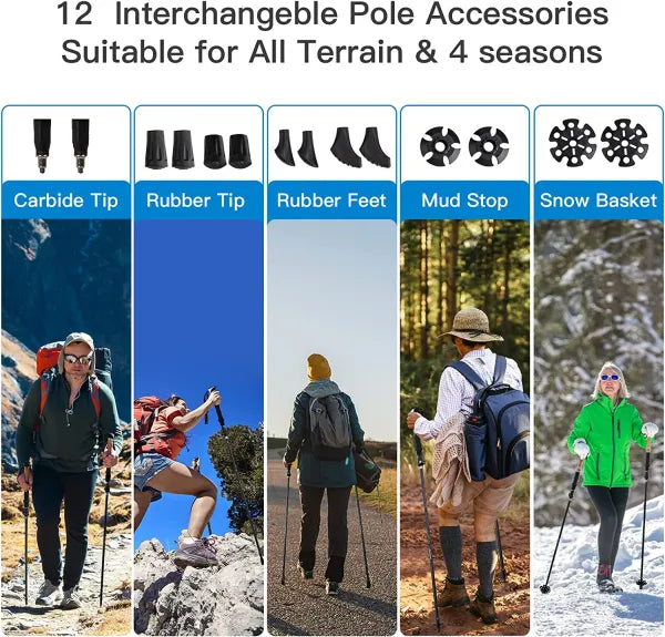 Night Cat Folding Trekking Poles