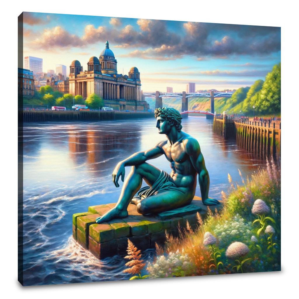 Tyne's Serenity in Newcastle Canvas
