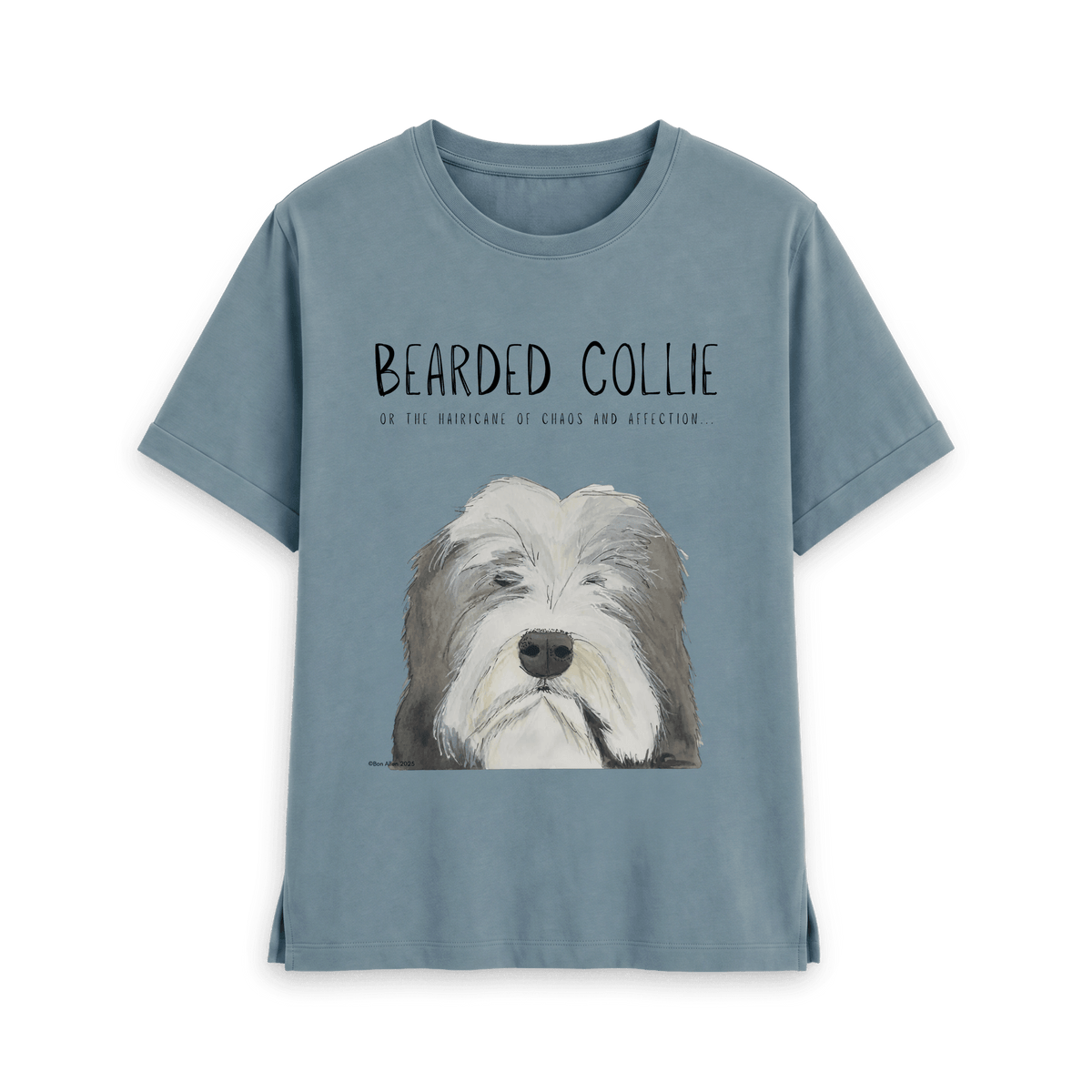 The Hairicane Vibes – Bearded Collie Relaxed Fit Tee