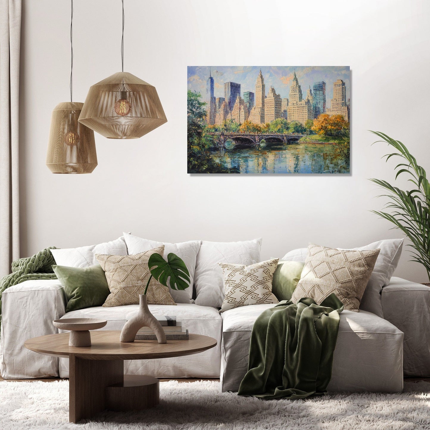 Manhattan Skyscraper Canvas