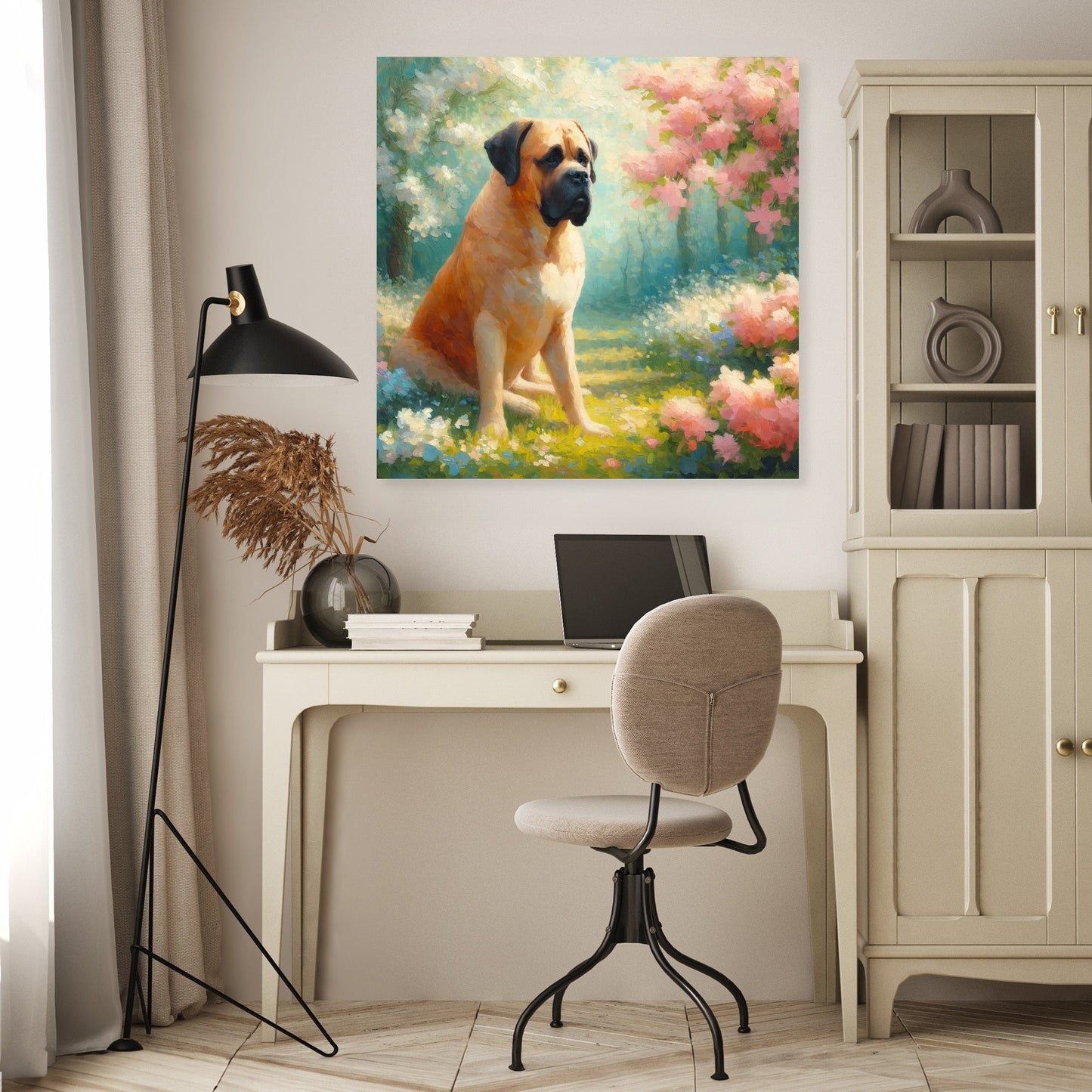 Serene Garden Companion Canvas