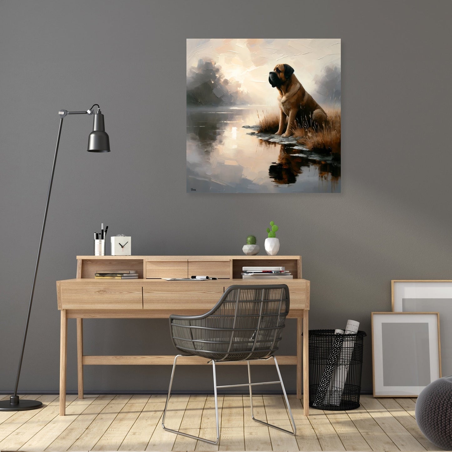 Dawn's Loyalty Bullmastiff Canvas