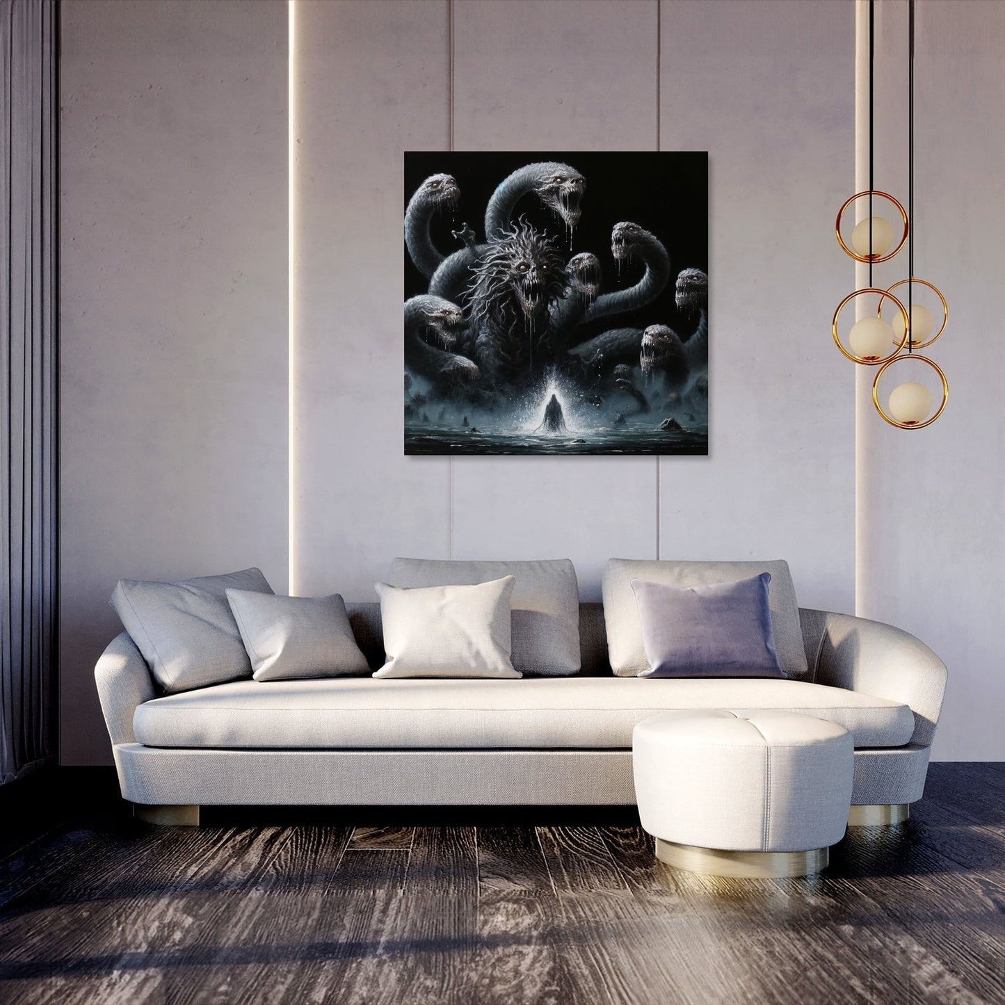 Swamp Battle Canvas