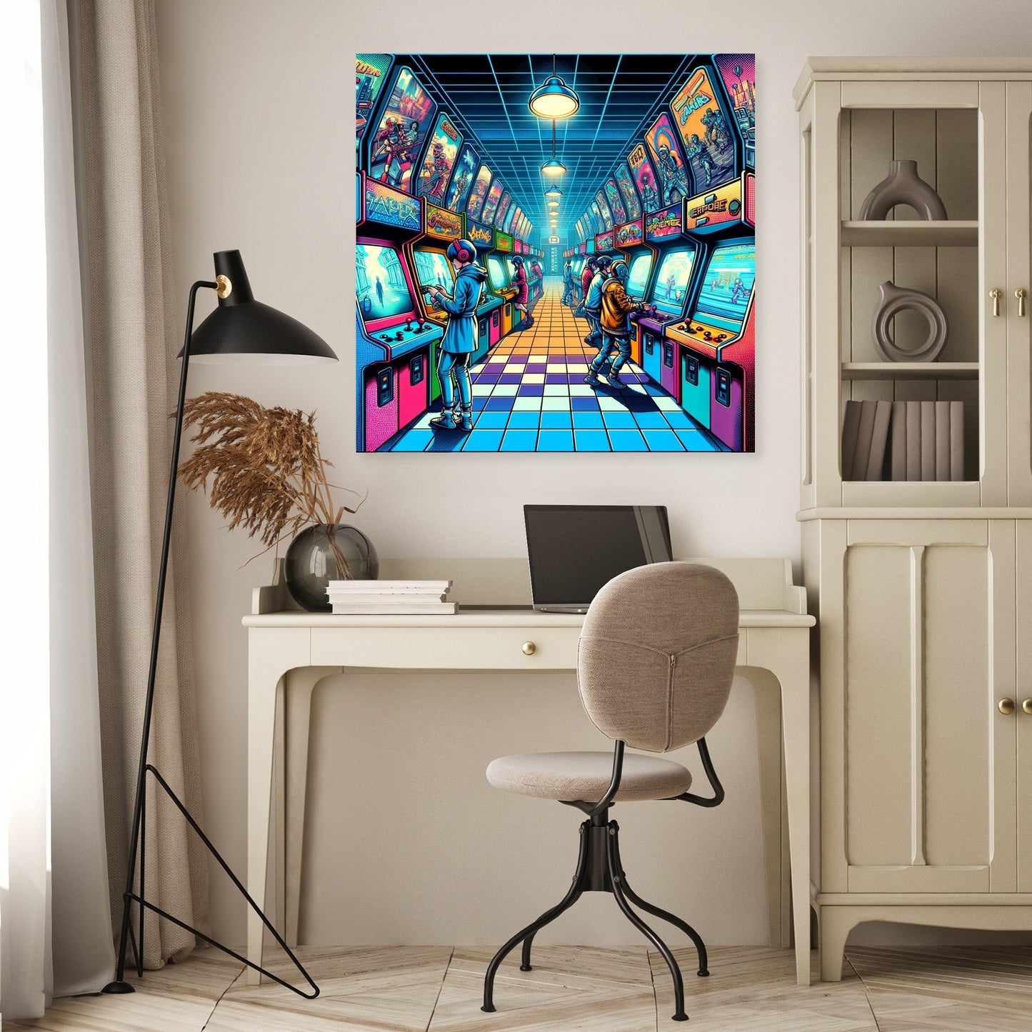 Future Play Arcade Canvas