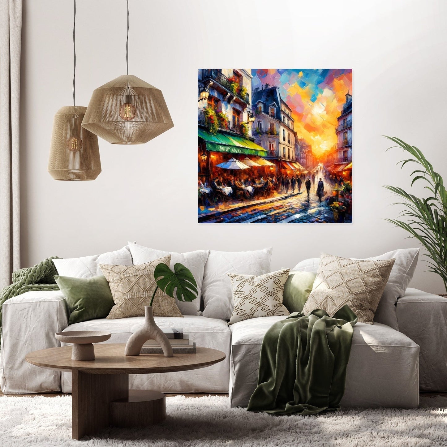 Whispers of Montmartre Paris Canvas