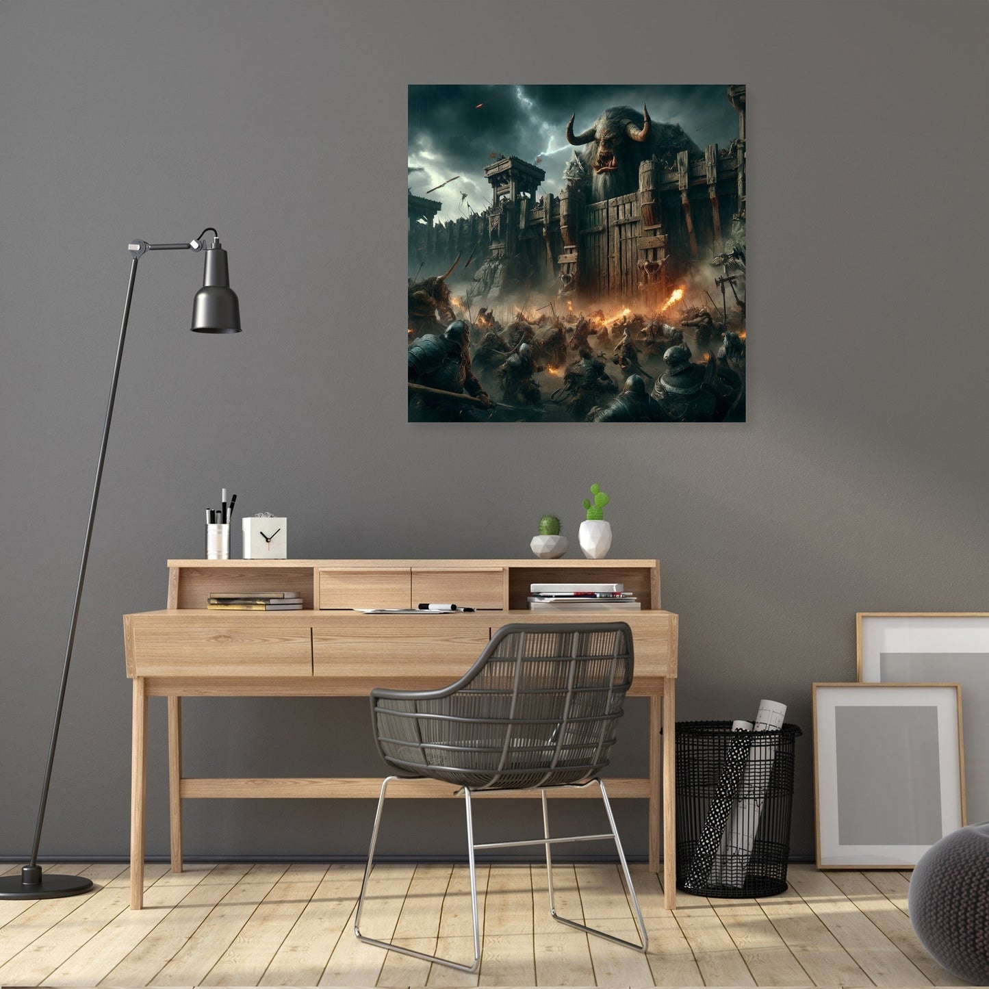 Assault on the Orc Fortress Canvas