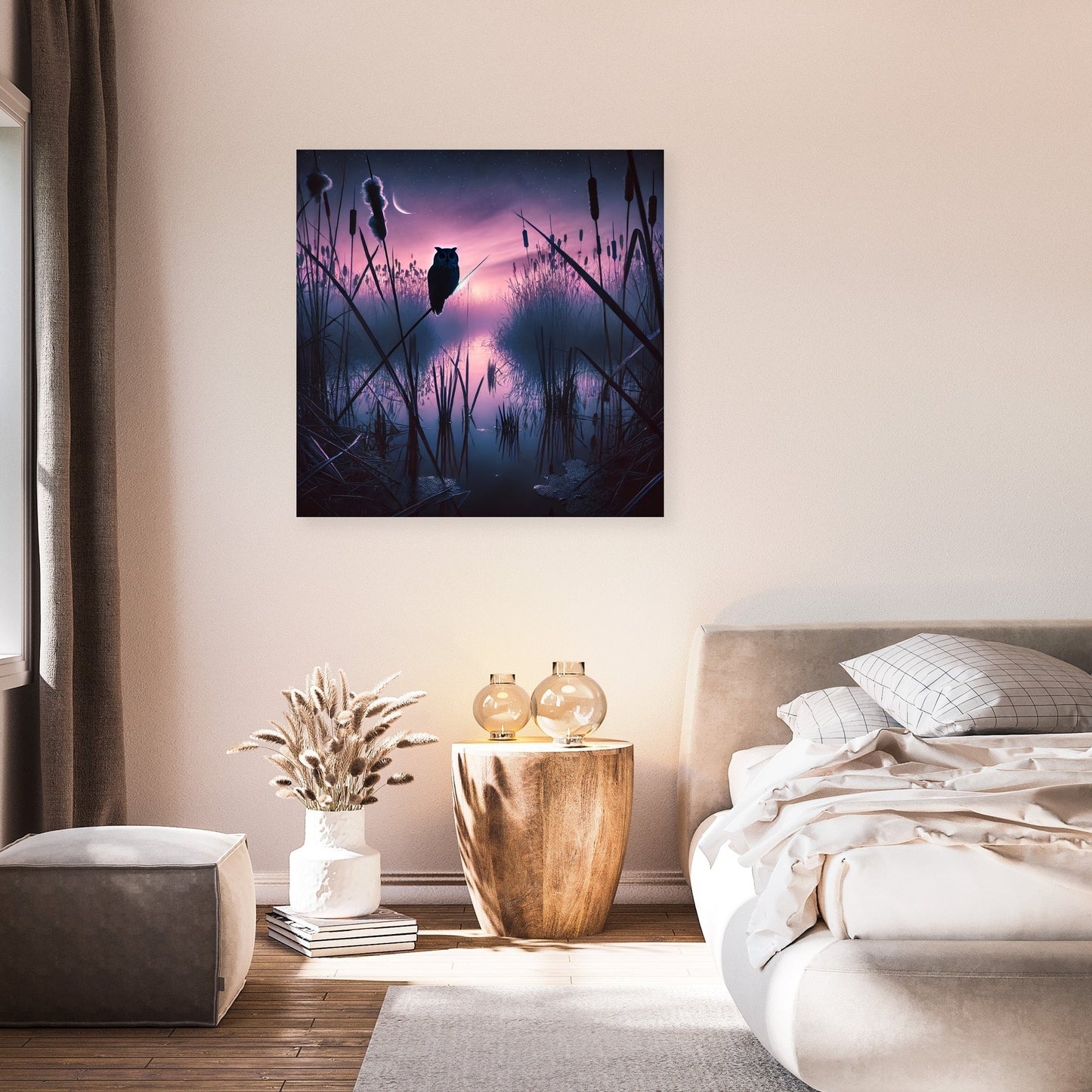 Twilight Marshland Canvas