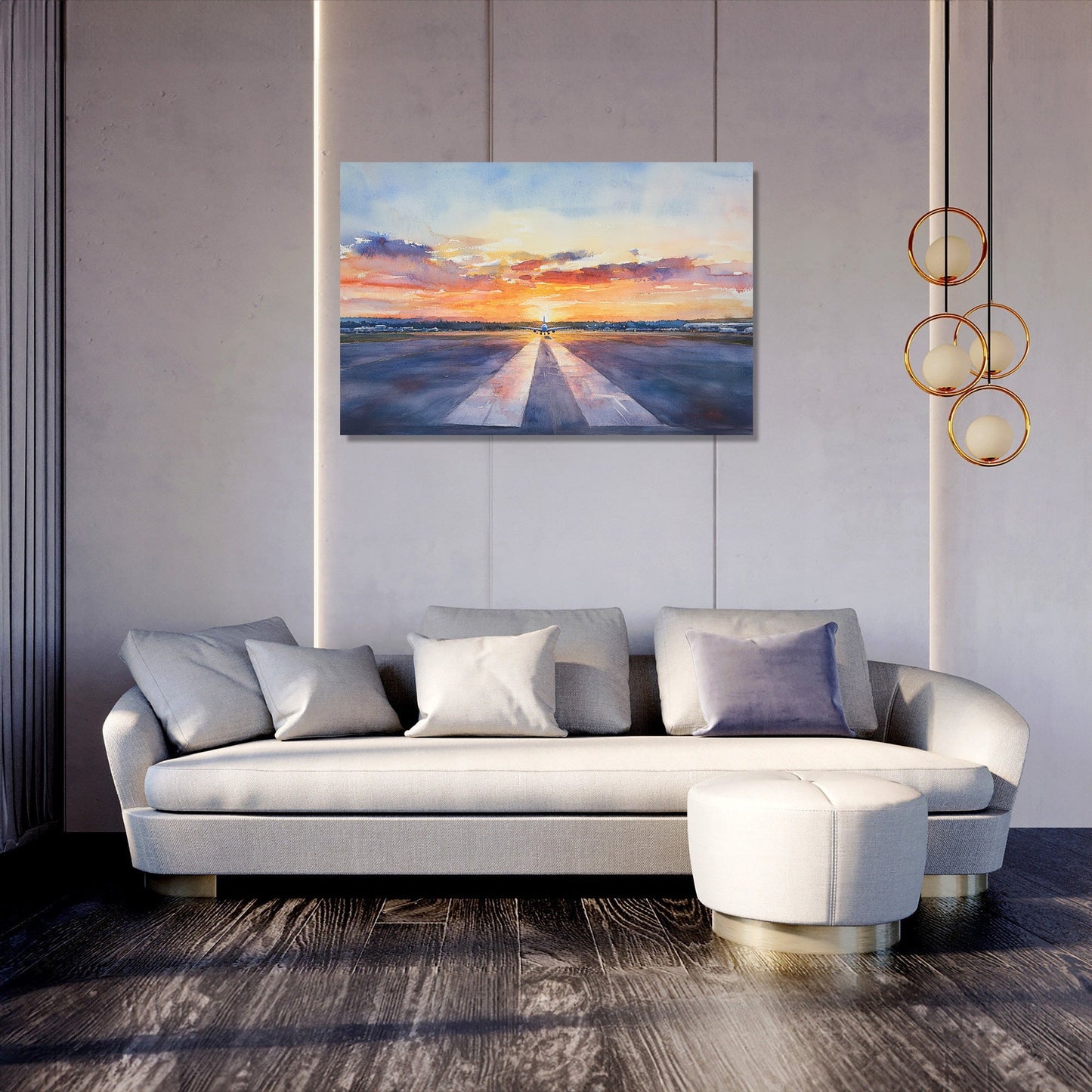 Sunset Descent Canvas