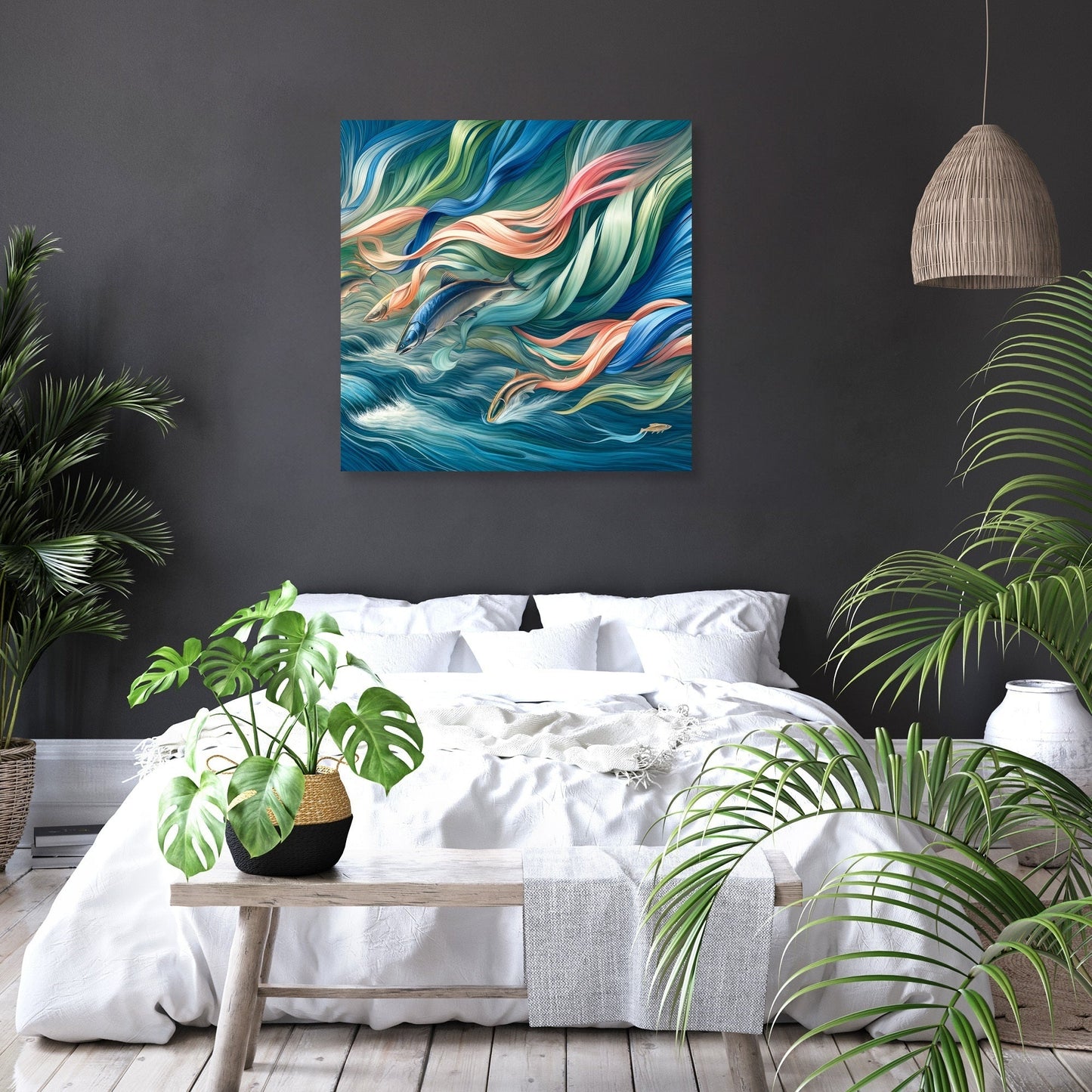 Silken River Canvas