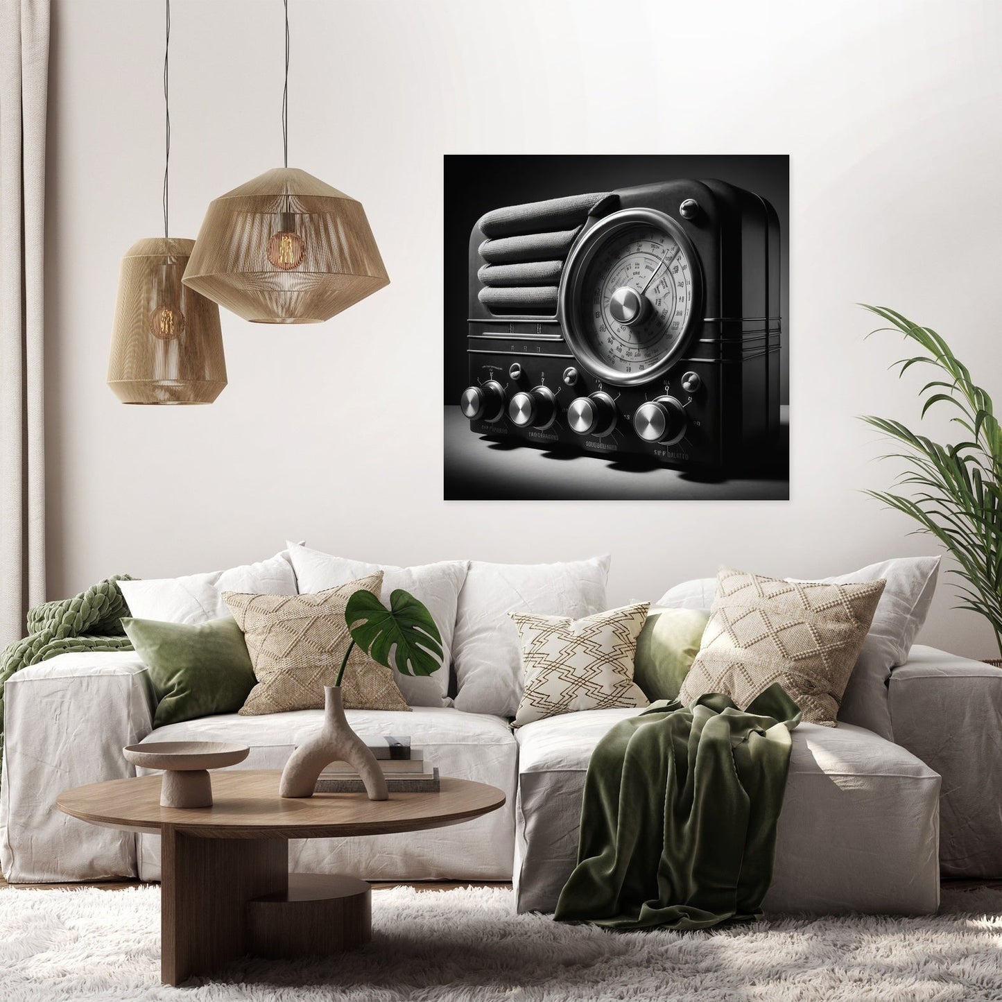 Vintage Broadcast Canvas