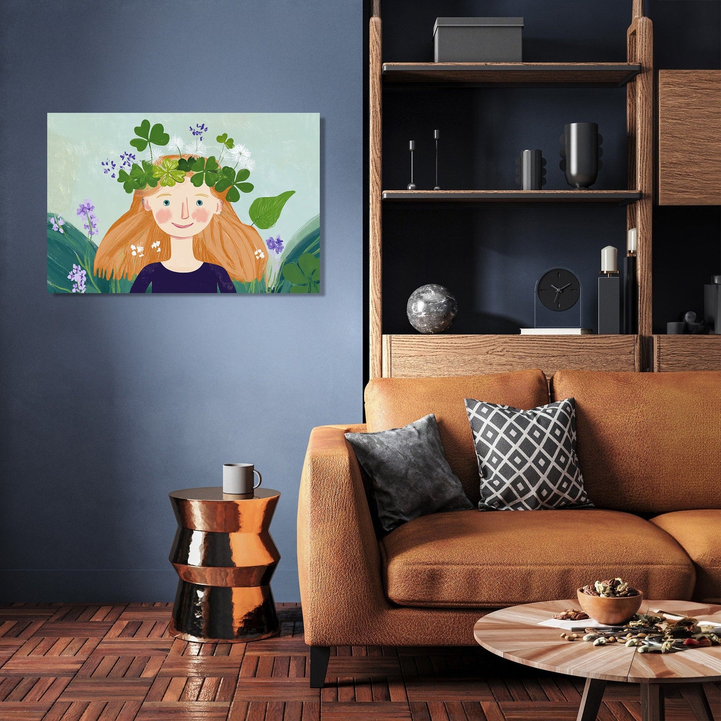 Clover Joy Illustration Canvas
