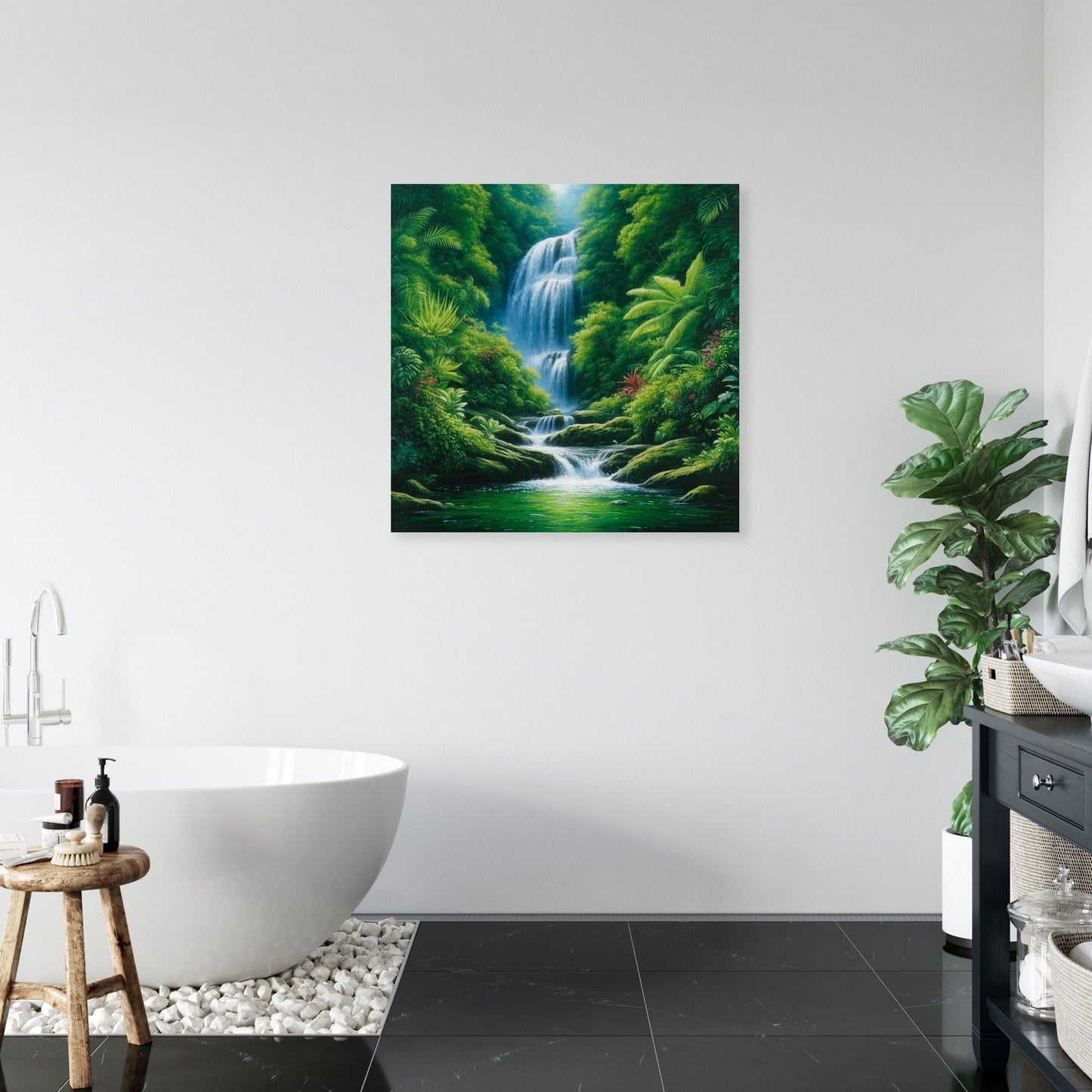 Rainforest Cascade Canvas