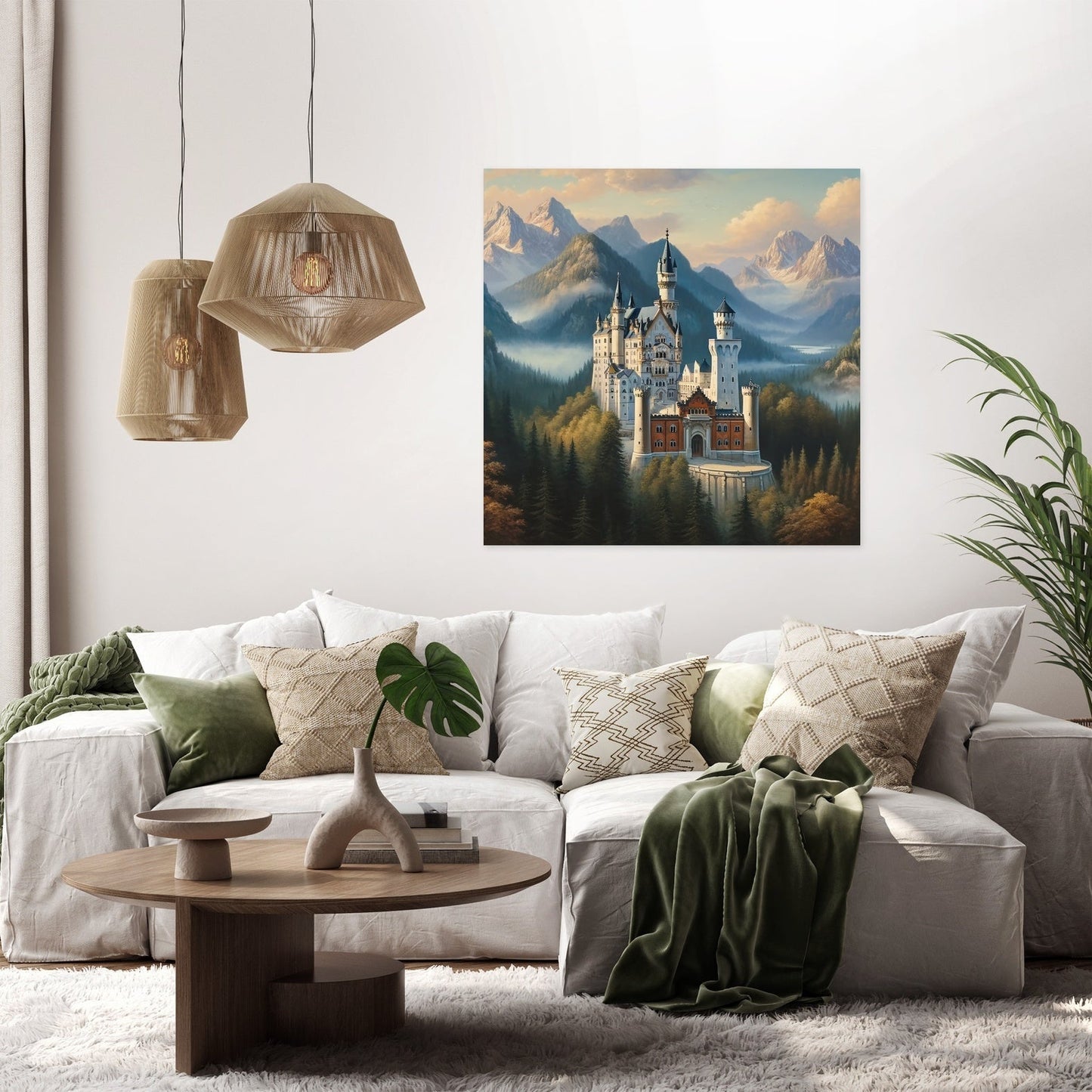 Enchanted Neuschwanstein Canvas