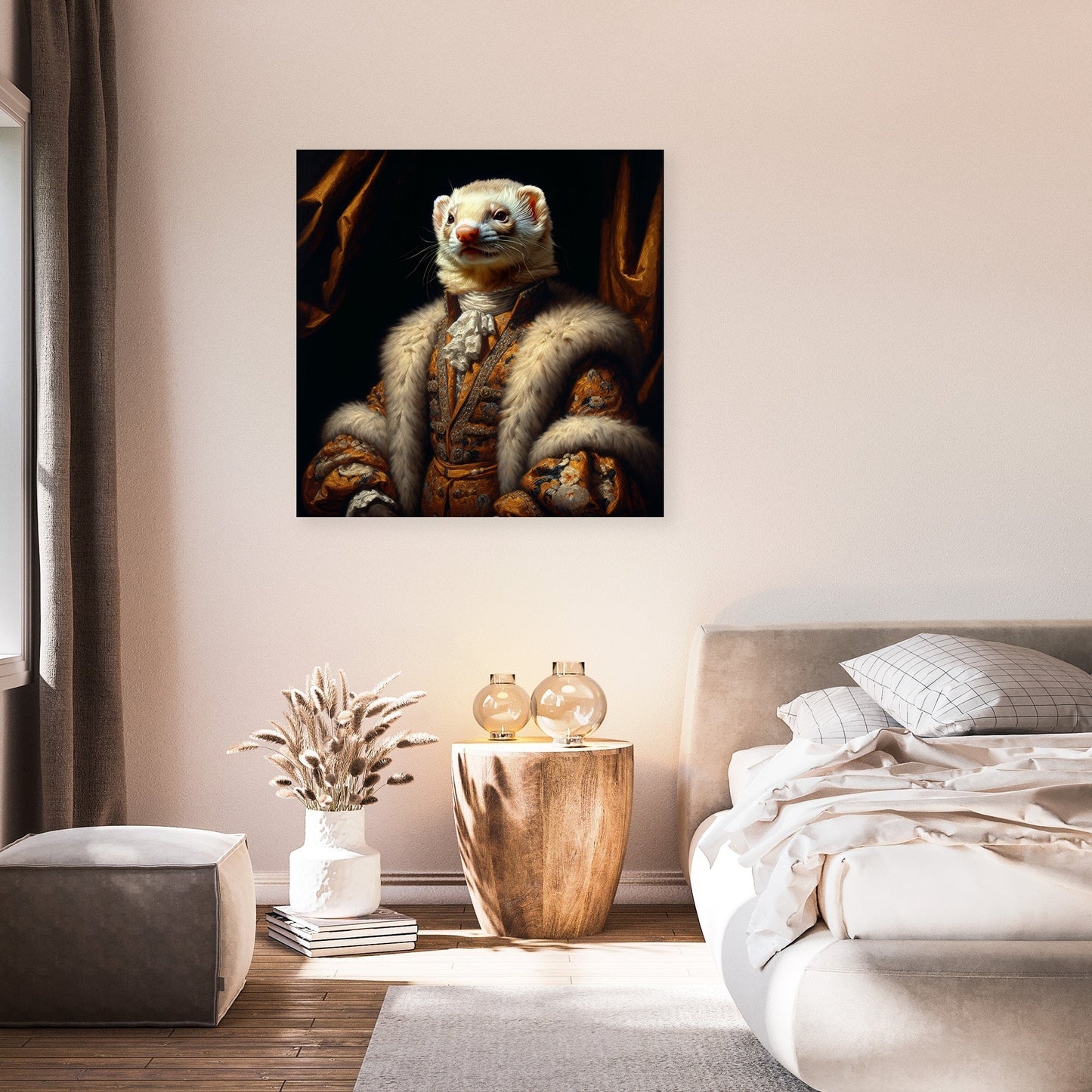 Regal Ferret Twilight Canvas