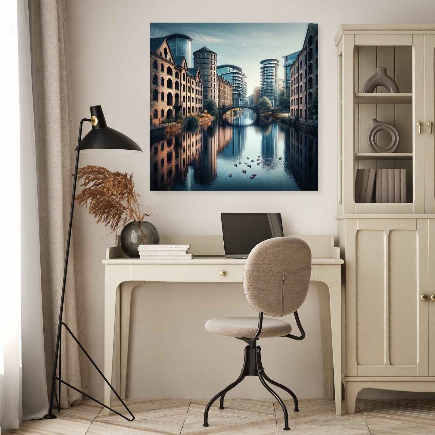 Manchester Castlefield Calm Canvas