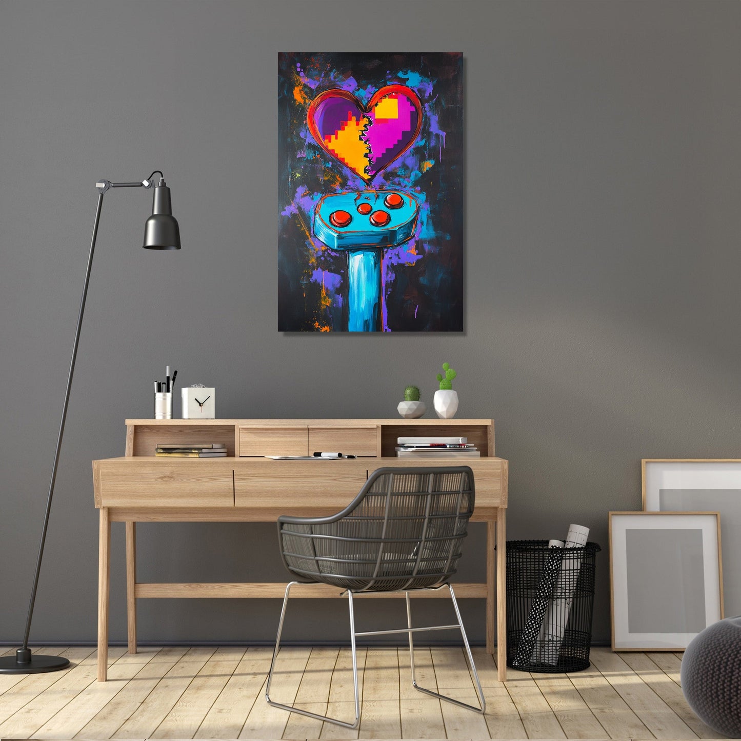 Joystick Heartbreak Canvas
