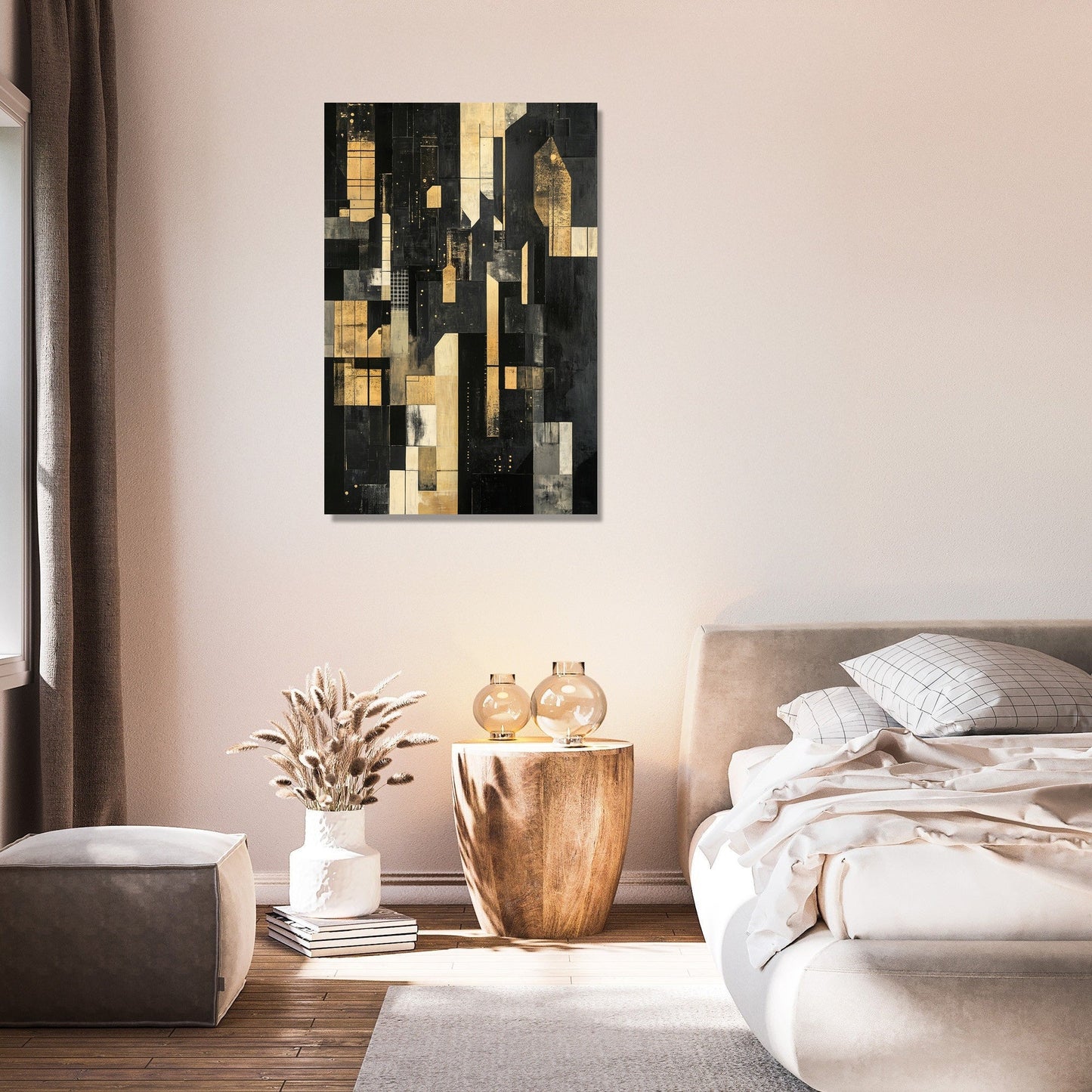 Midnight Metropolis Canvas