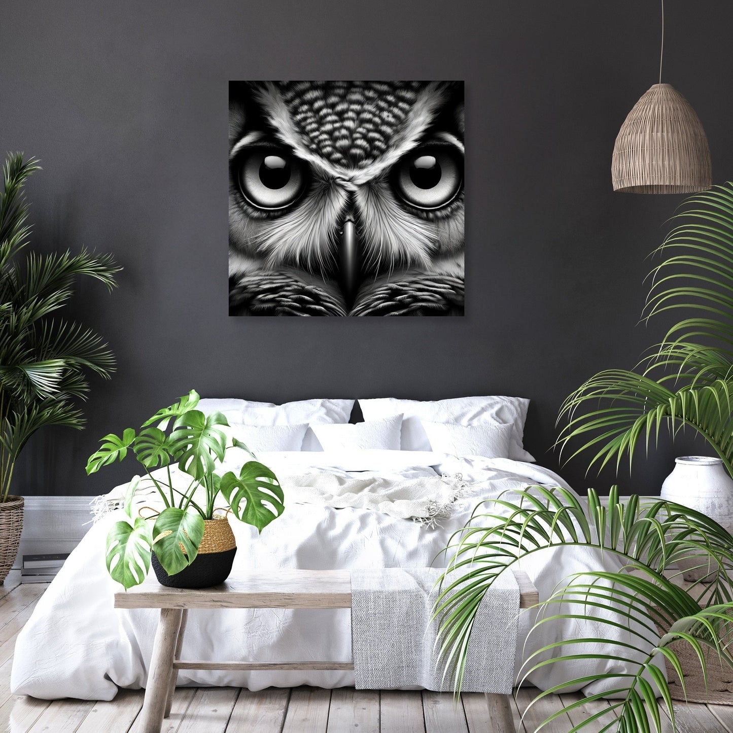 Gaze of the Night Canvas