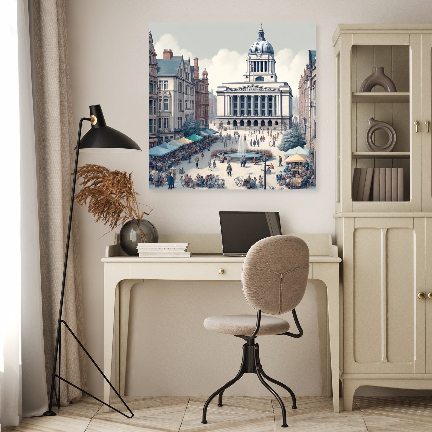 Old Market Square Nottingham Canvas