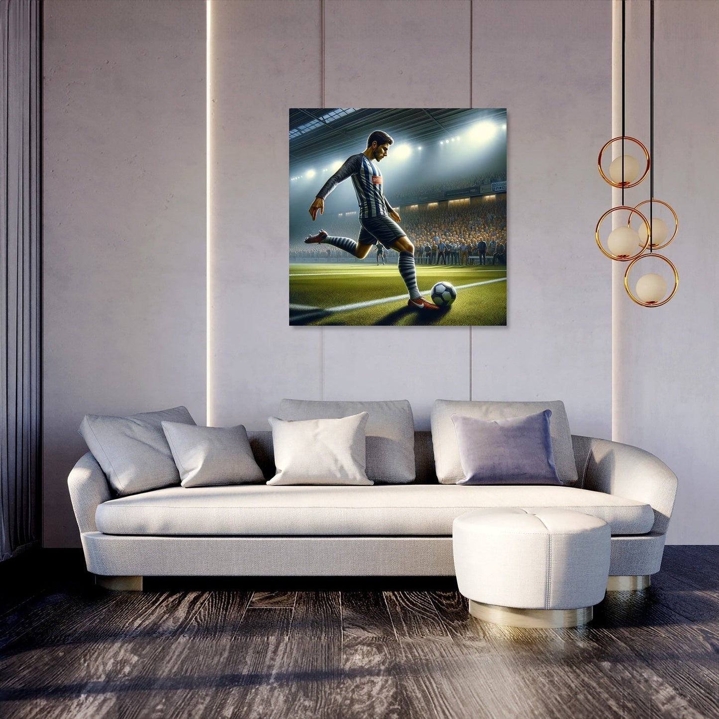Stadium Showdown Canvas