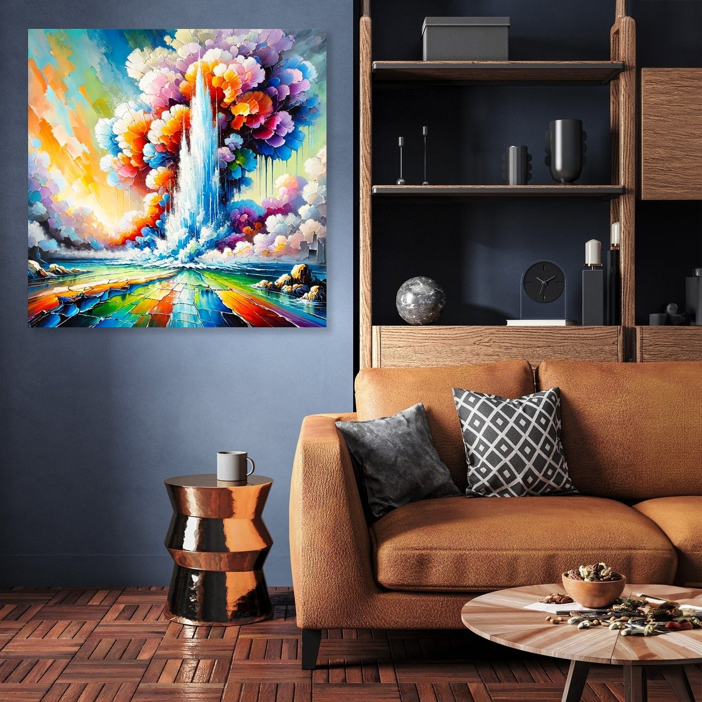 Surreal Geyser Canvas