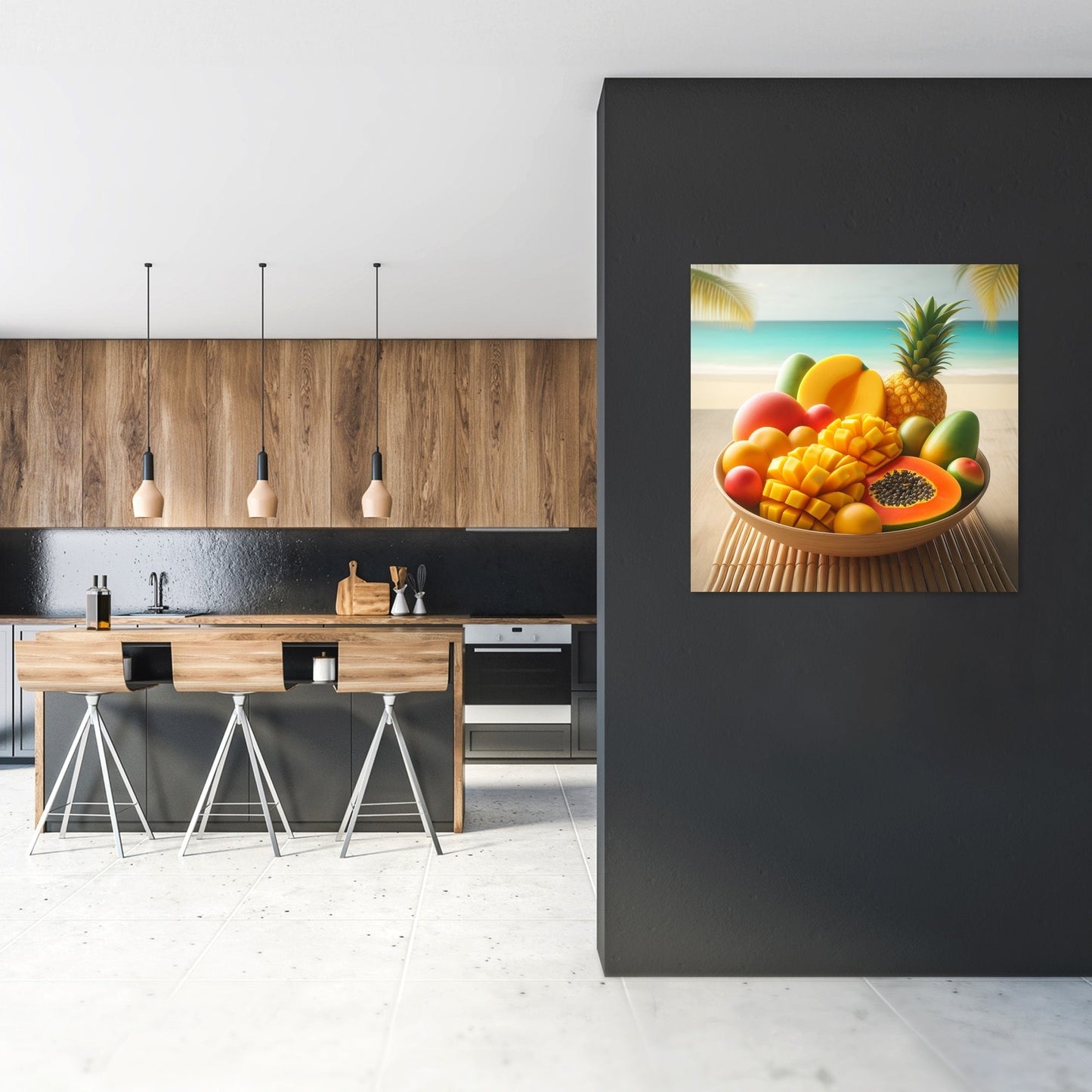 Tropical Fruit Medley Canvas