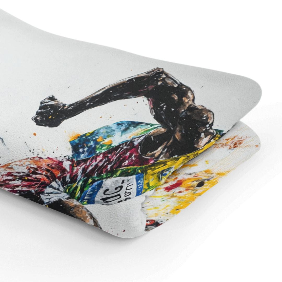Olympic Runner Graffiti Blanket