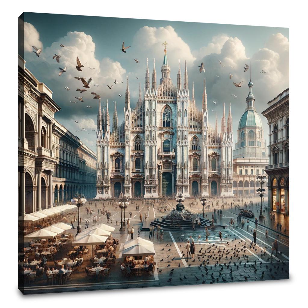 Piazza del Duomo Canvas