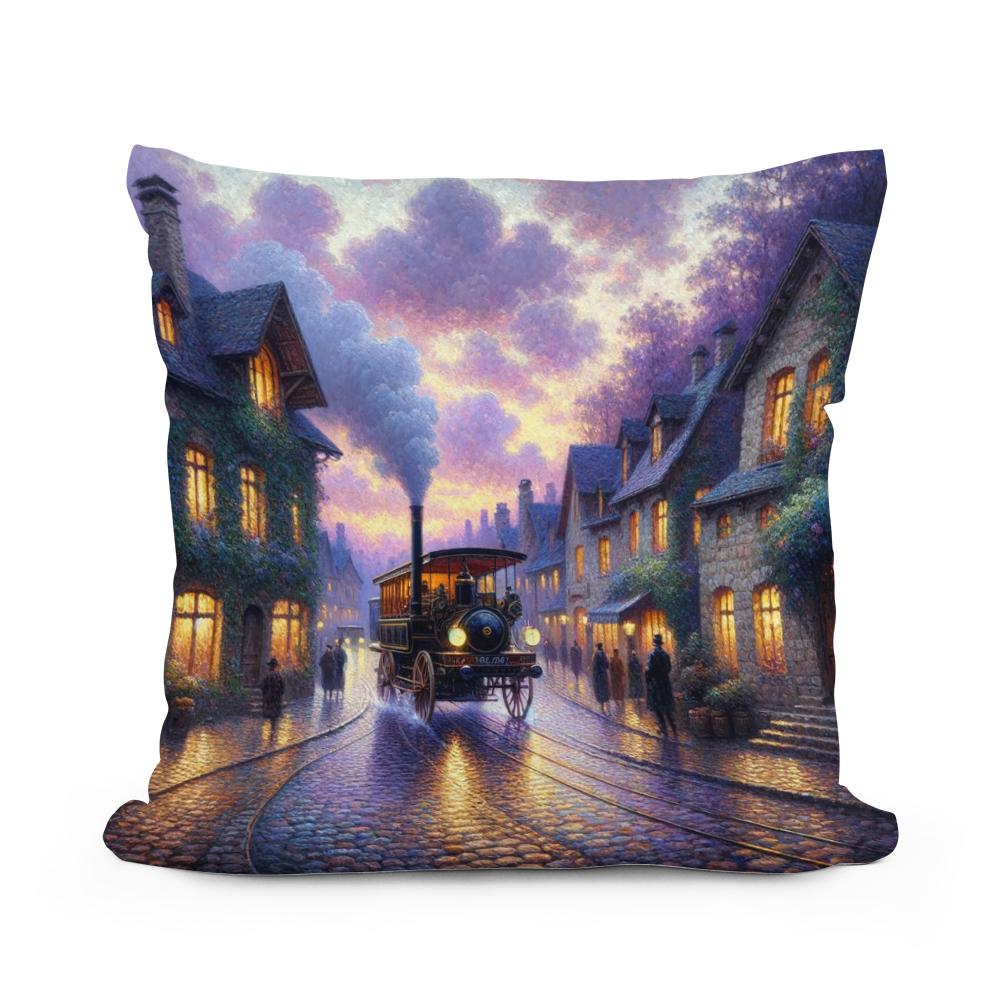 Steam Era Serenity Cotton Cushion