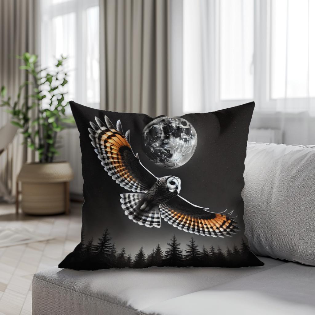 Nocturnal Flight Cotton Cushion