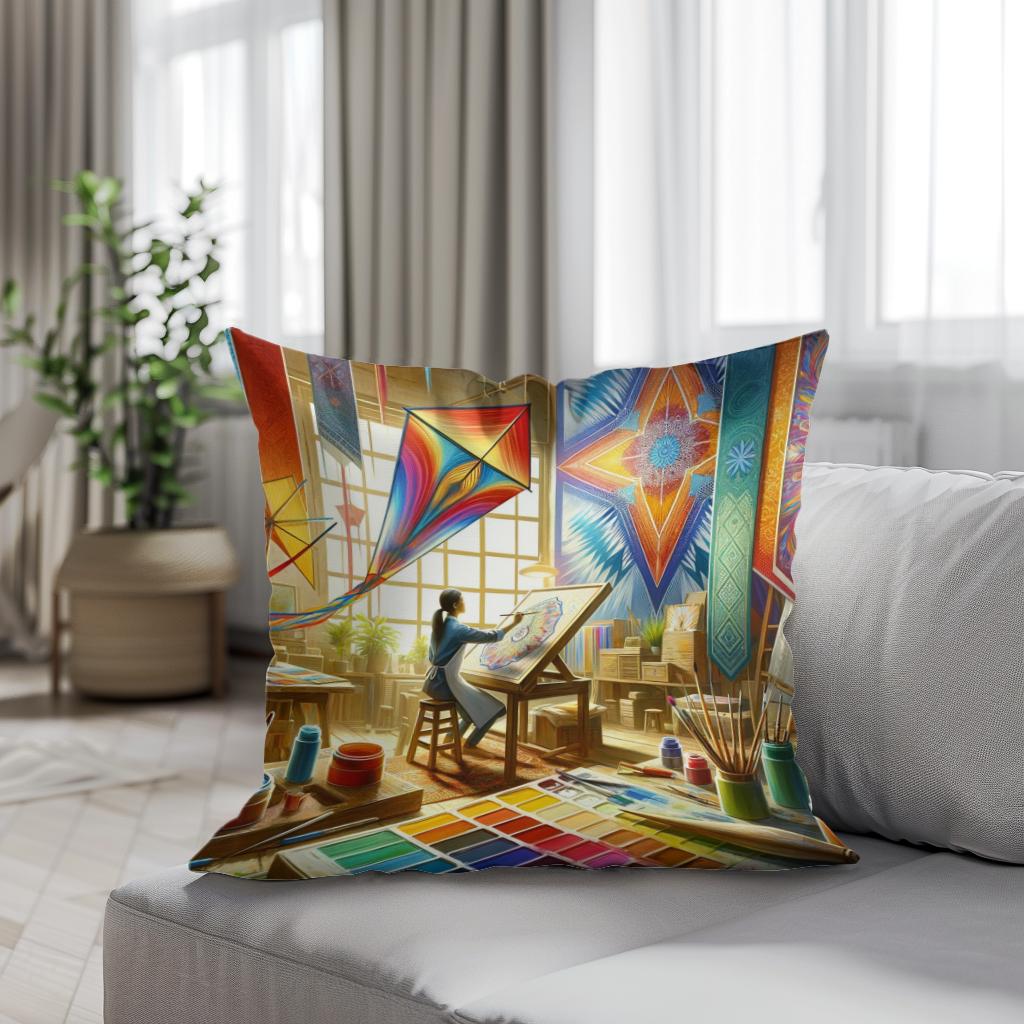 Artisan's Flight Cotton Cushion
