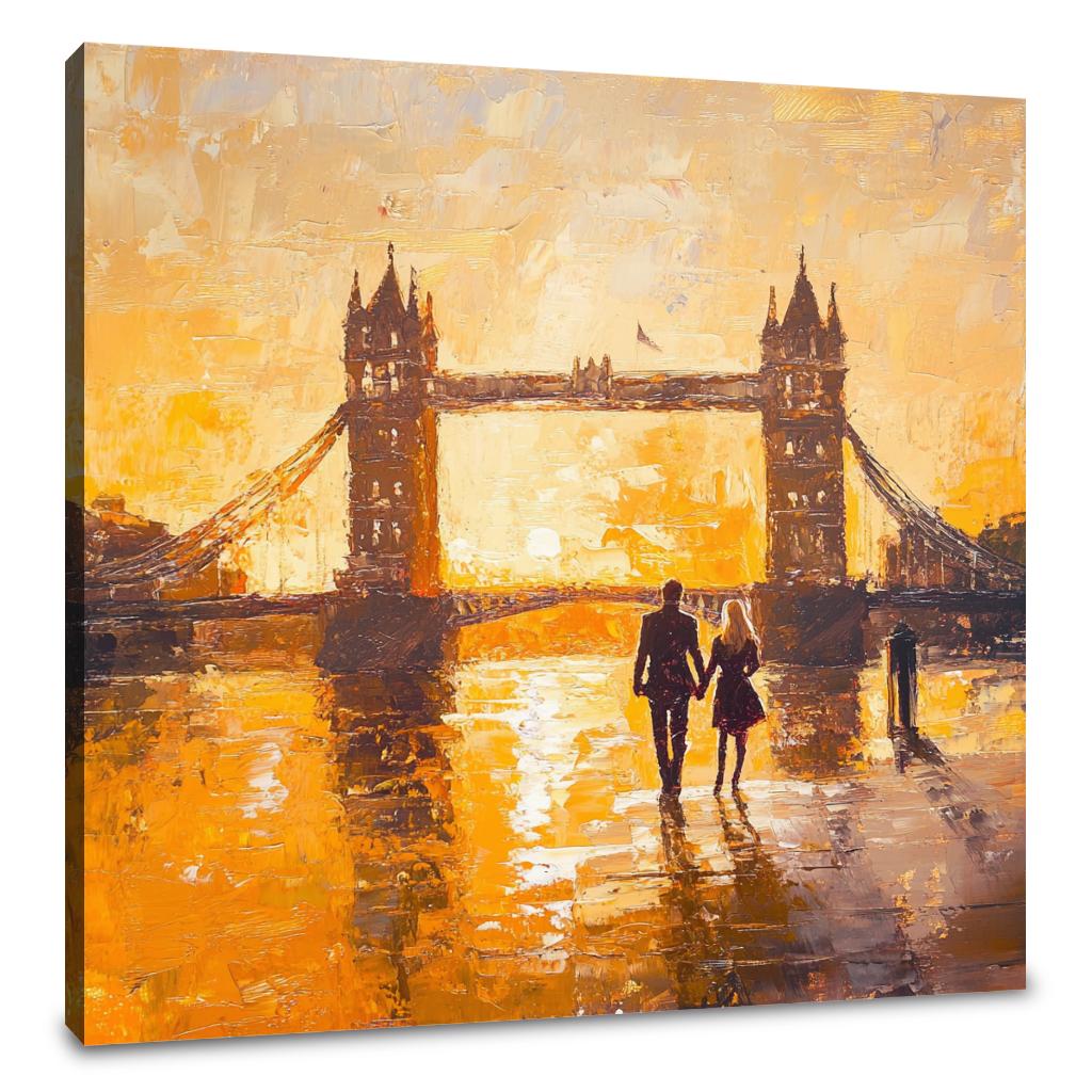 Tower Bridge Romance Canvas