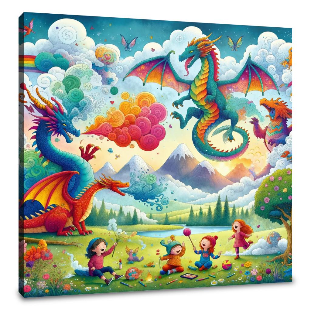 Dreams of the Dragon Playground Canvas