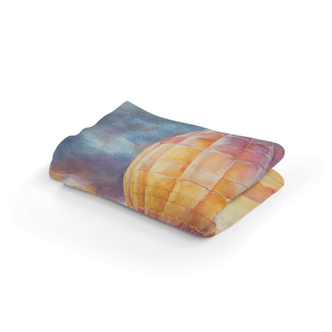 Nostalgic Sunset Balloon Blanket